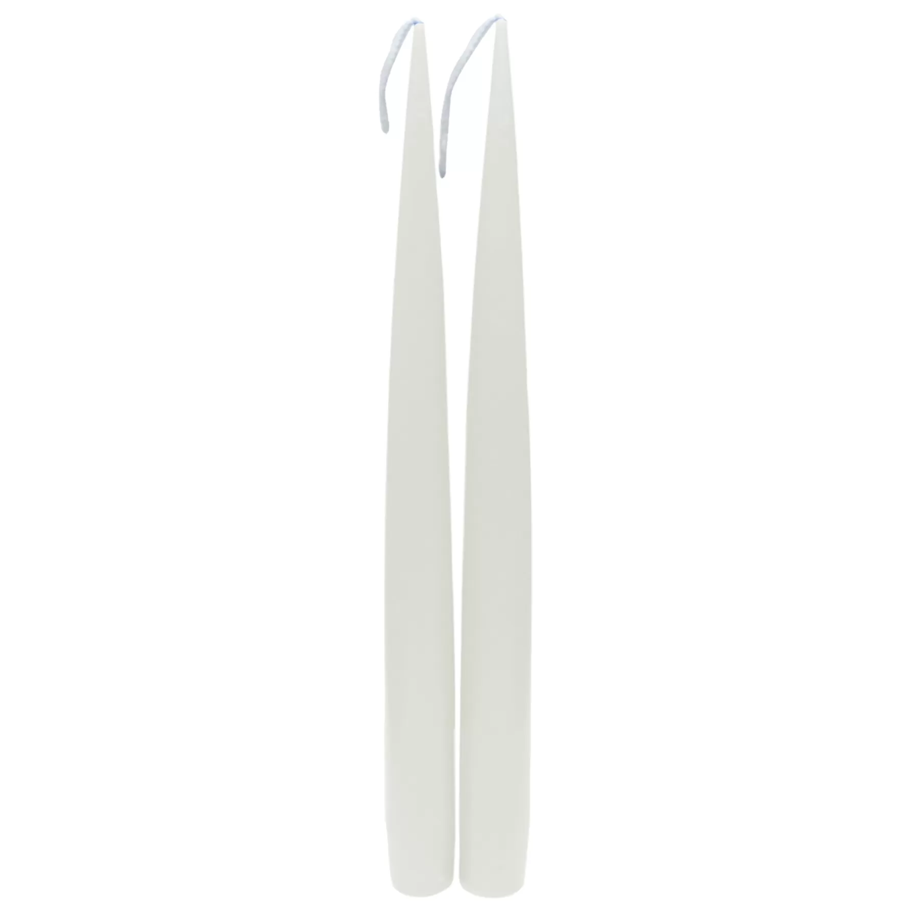 * Attractive 2Pk 10In White Taper