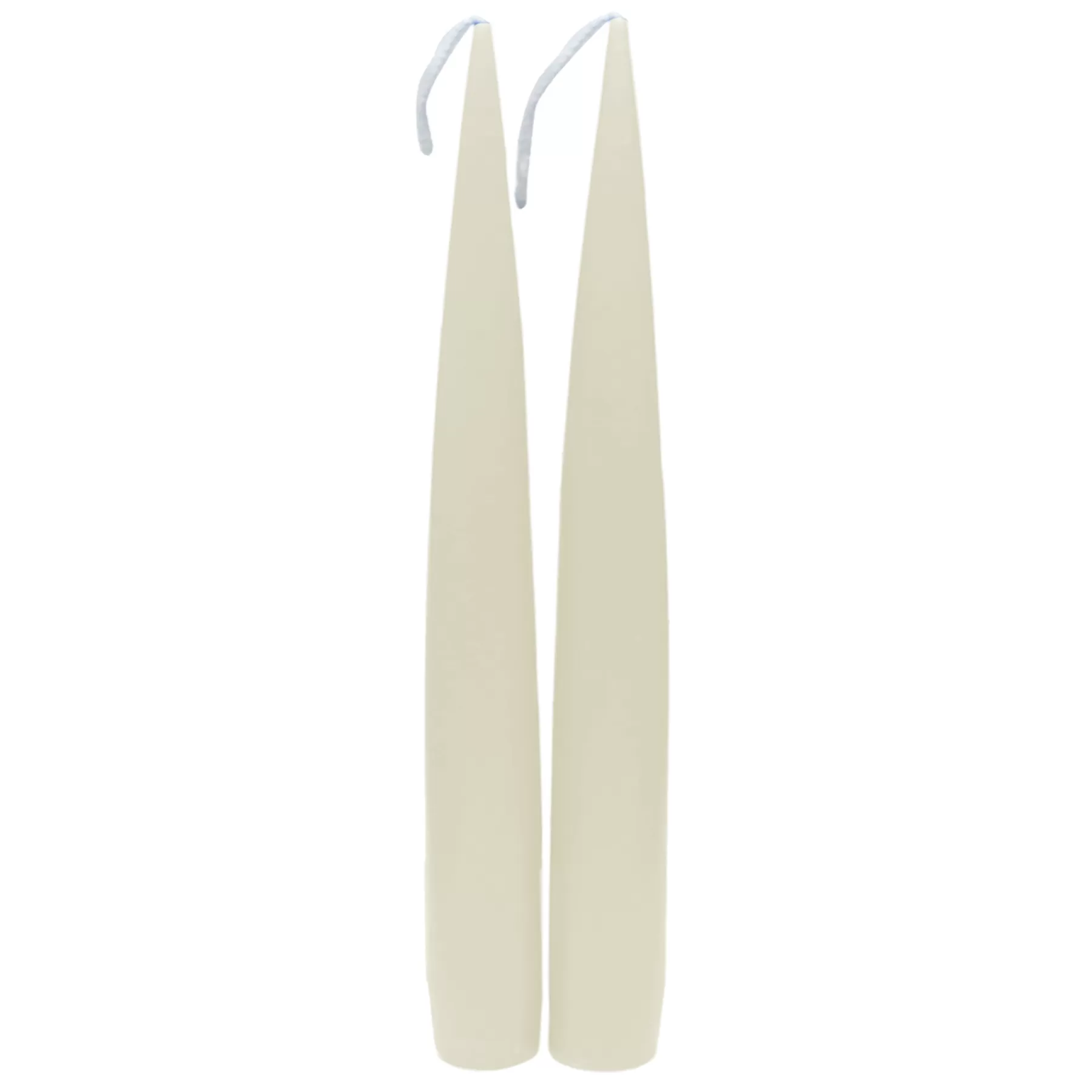 * Attractive 2Pk 8In Ivory Taper