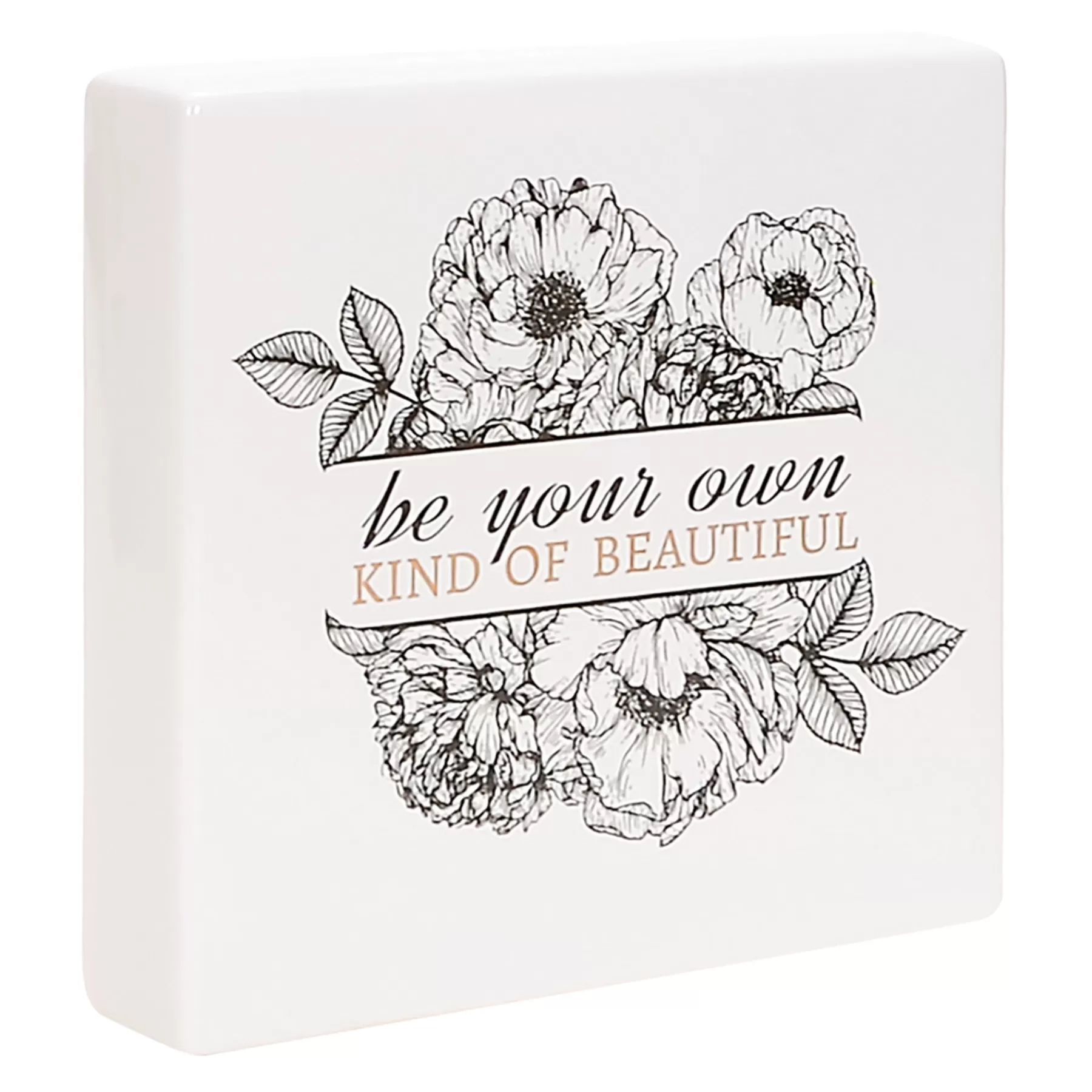 * Attractive Be Your Own Kind Of Beautiful Block Sign, 8