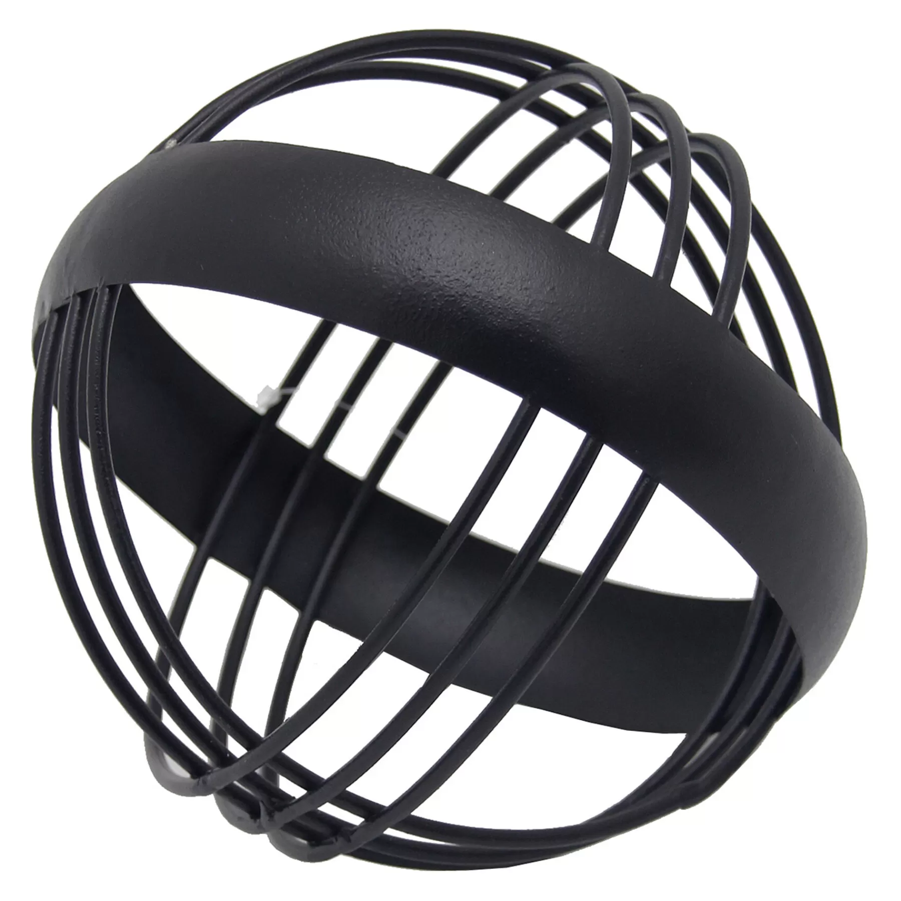 * Attractive Black Metal Sphere, 6