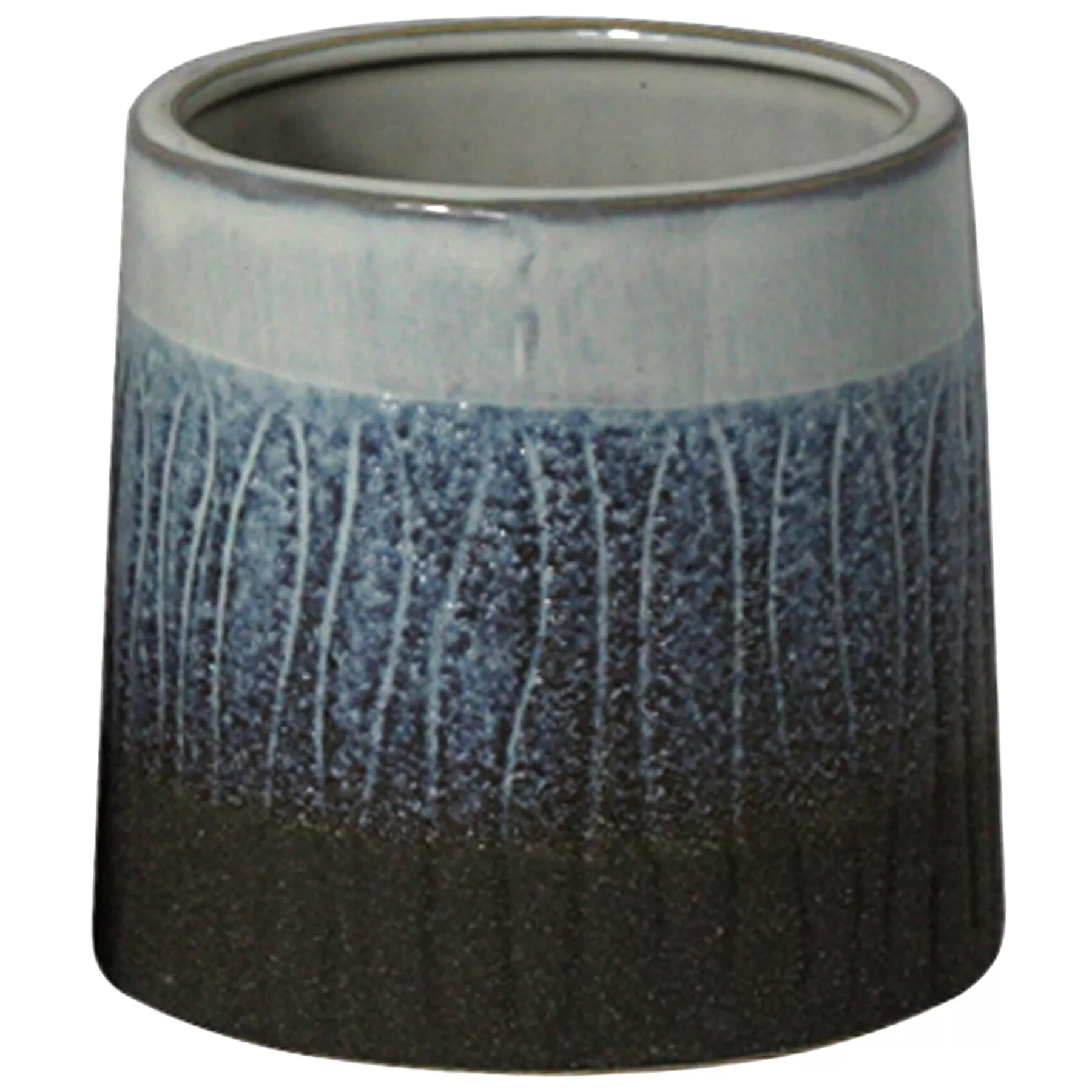 * Attractive Grey Glazed Ceramic Citronella Candle