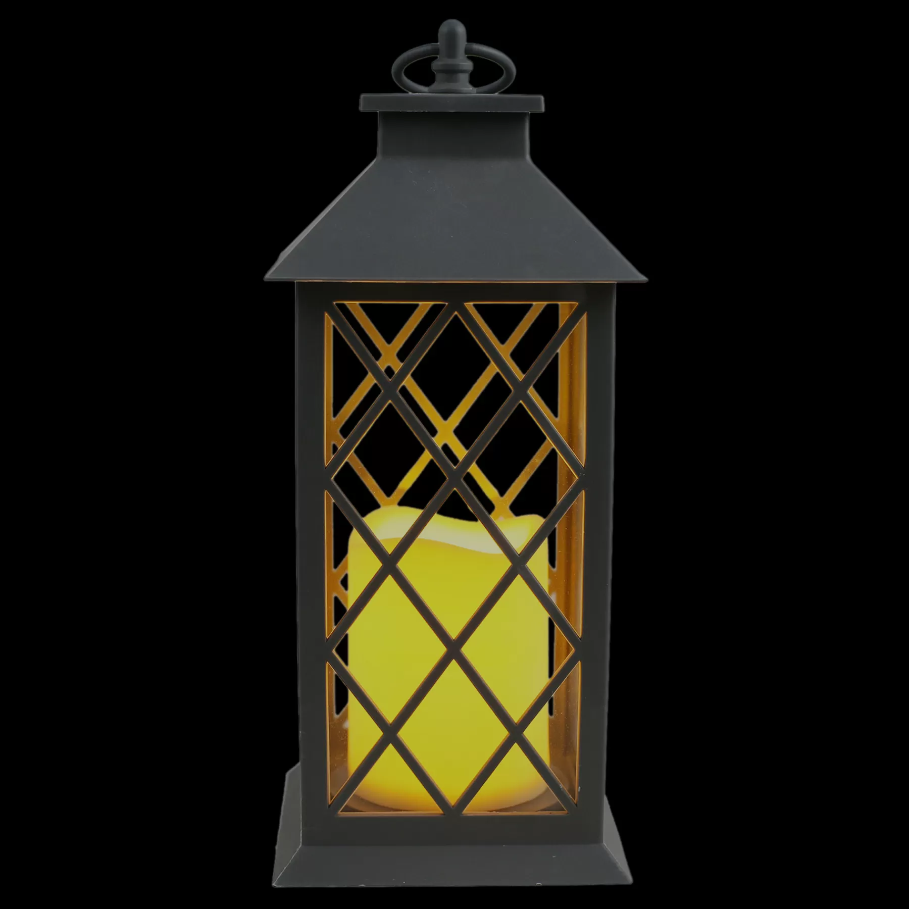 * Attractive Grey Led Lantern With 6 Hour Timer, 12