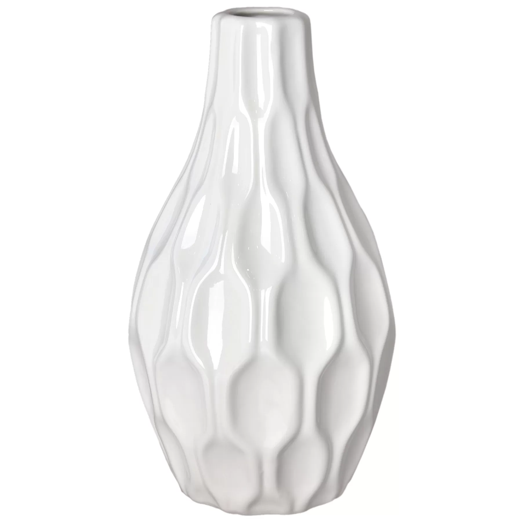 * Attractive Laila Ali Katherine White Vase, 12