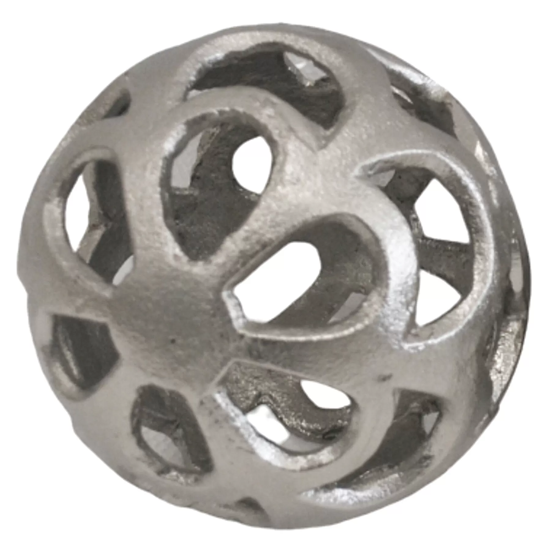 * Attractive Silver Metal Cutout Ball, 5.5