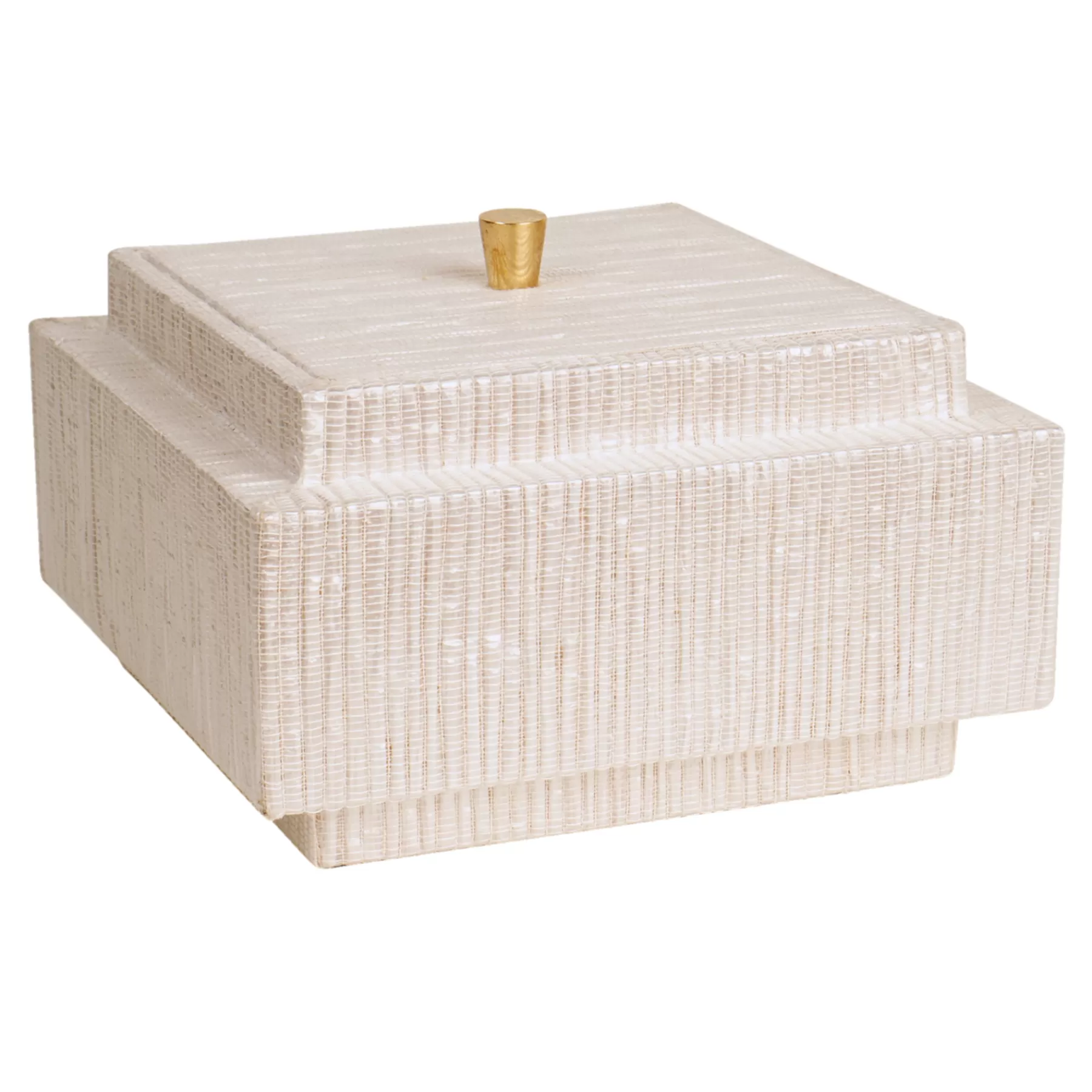 * Attractive White Woven Box, 9