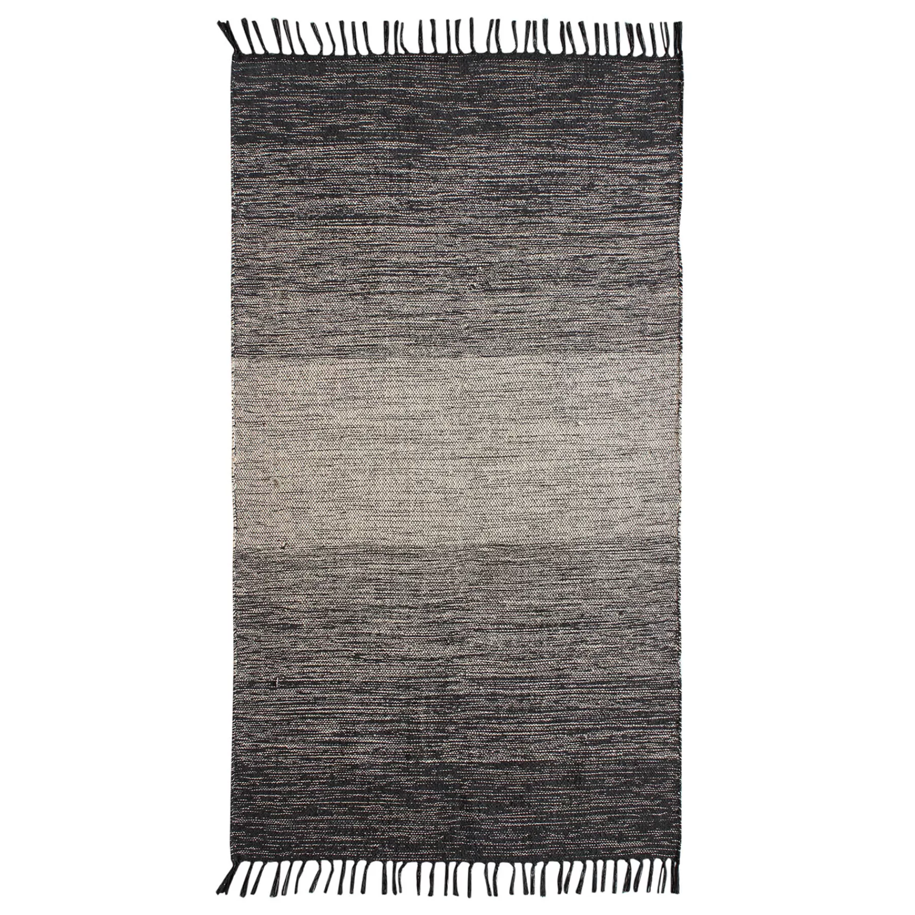 * Bargain Sale (D521) Honeybloom Grey Ombre Fringe Accent Rug, 3 5