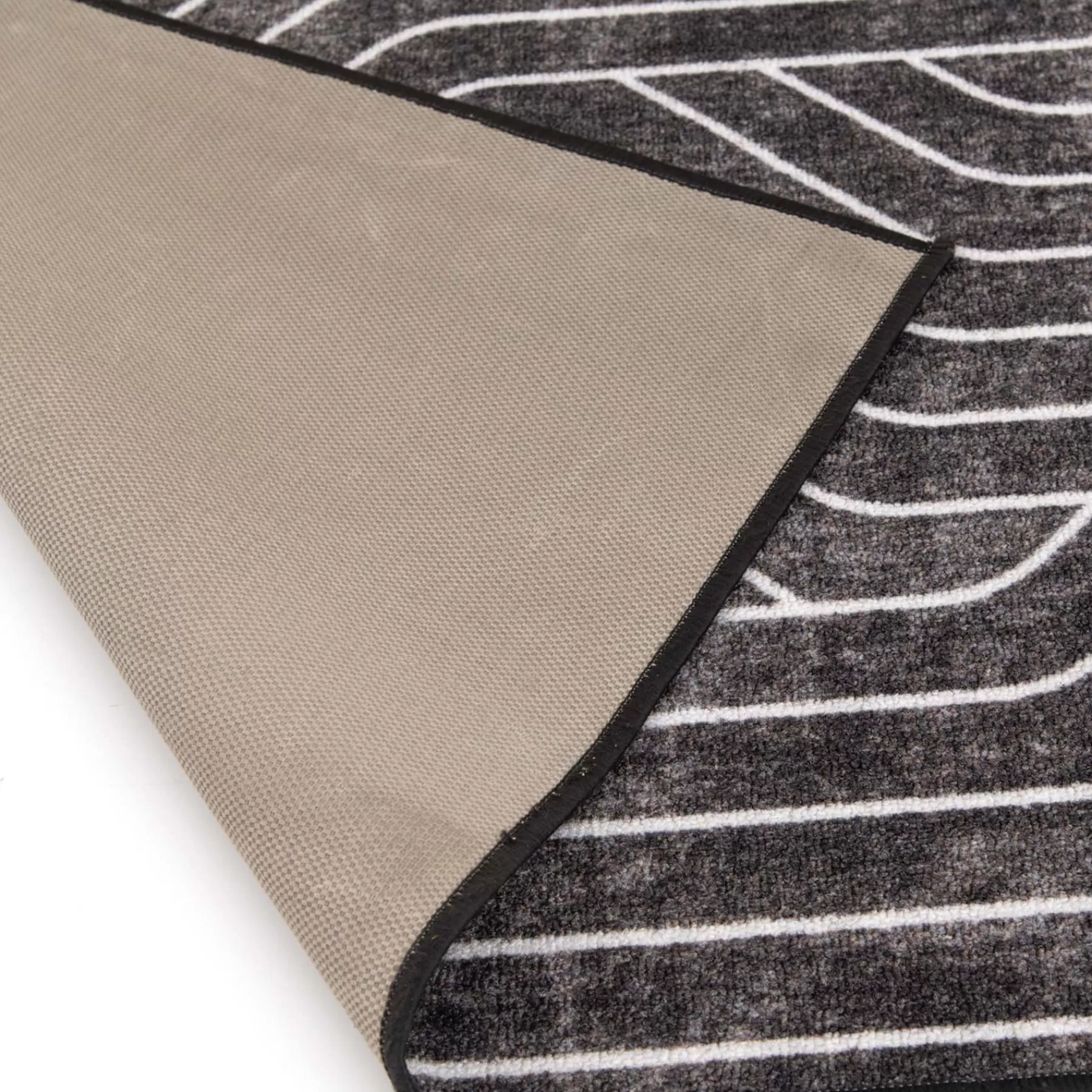 * Bargain Sale (D563) Venus Black & Grey Area Rug, 7 10