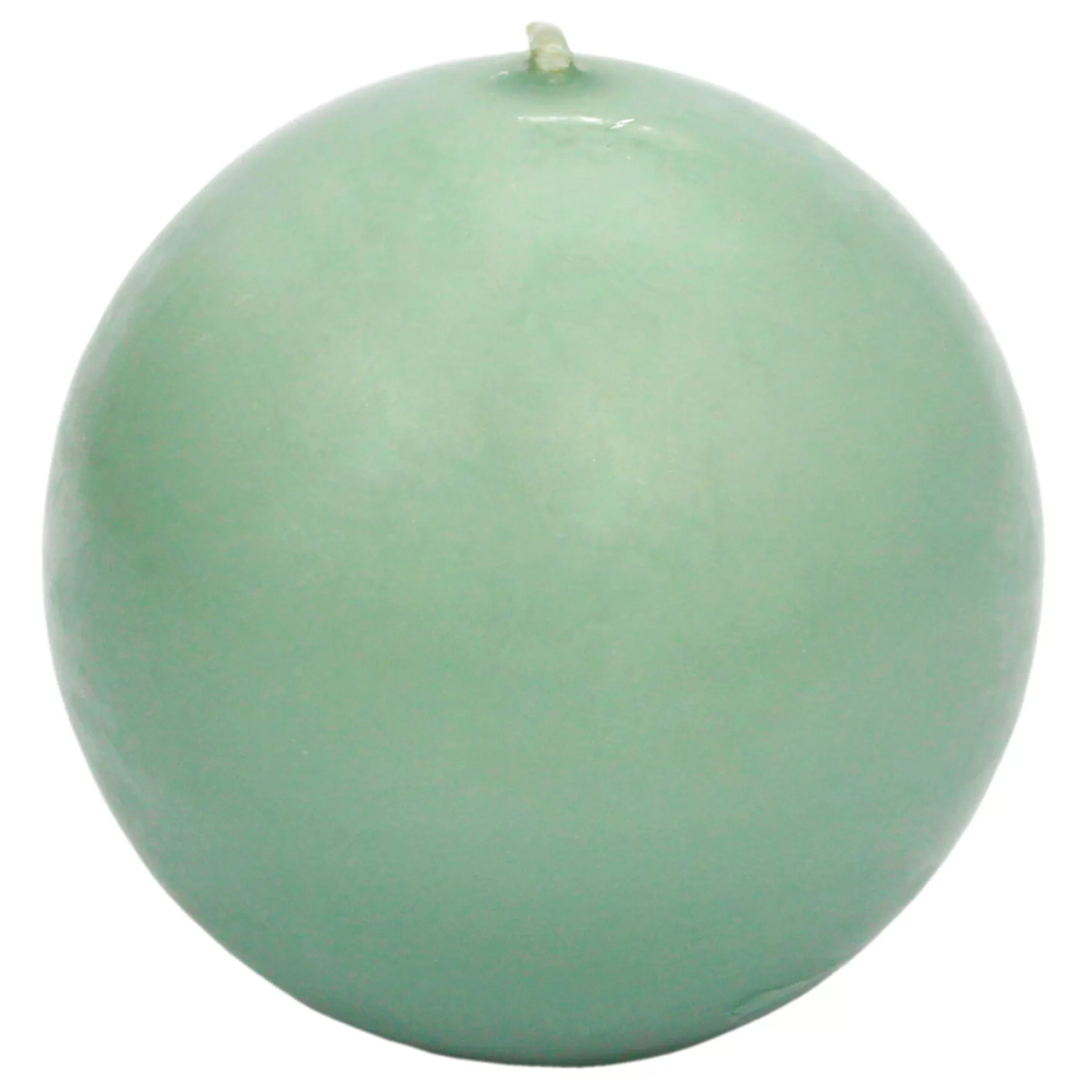 * Bargain Sale Green Unscented Overdip Sphere Candle, 3