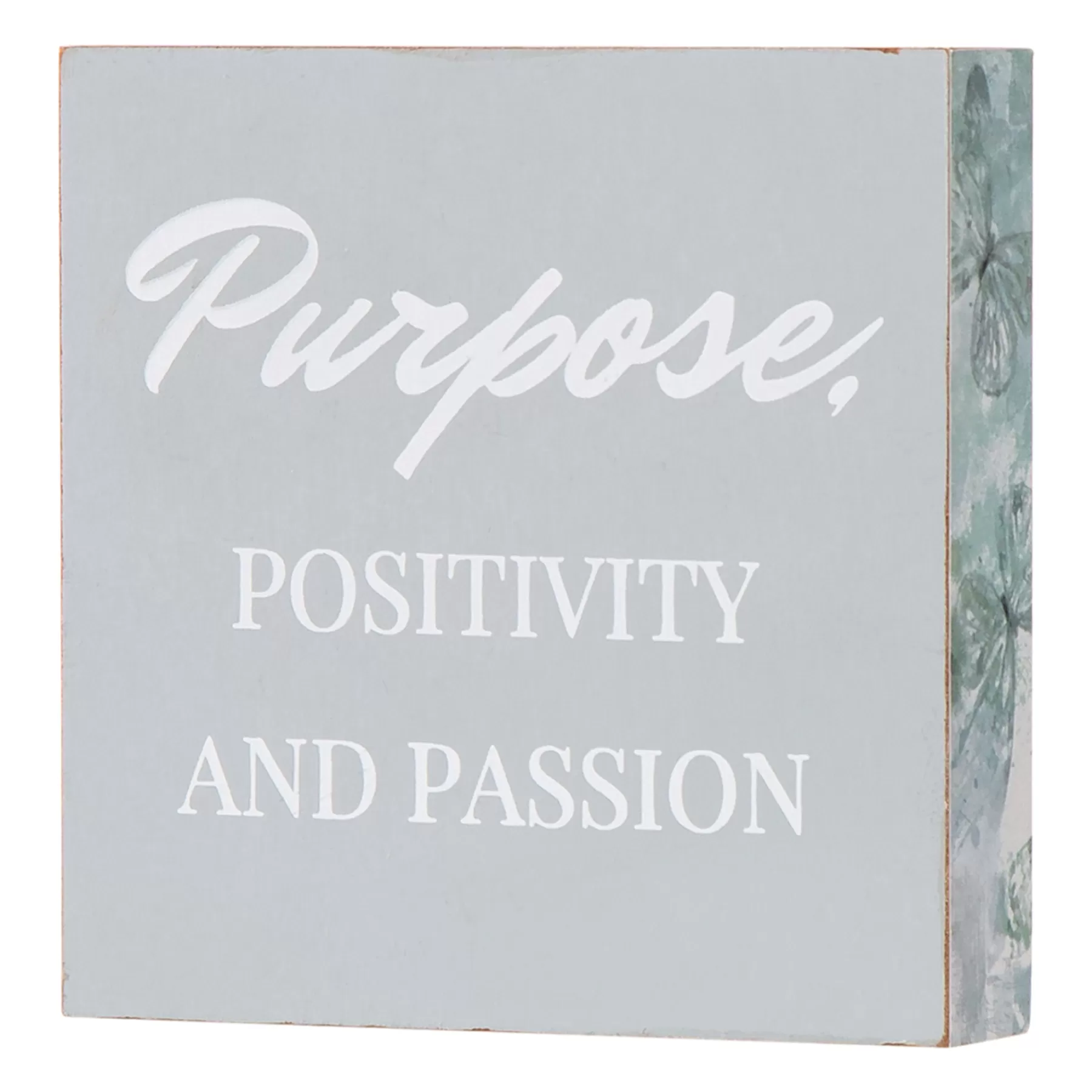 * Bargain Sale Laila Ali Purpose Grey Block Sign, 6