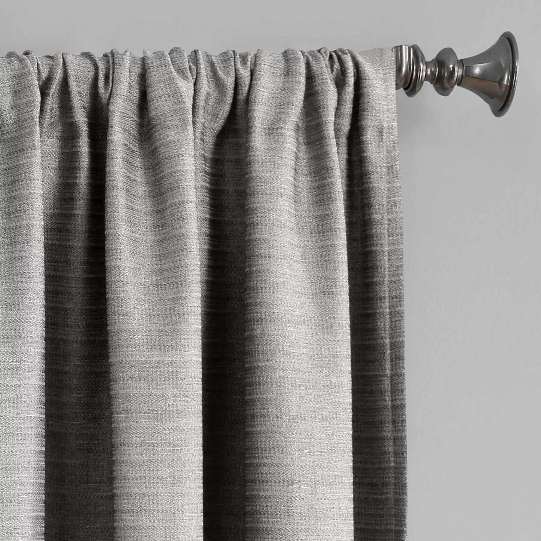 * Bargain Sale Sun Zero Soraya Grey Thermal Lining Blackout Curtain Panel, 84