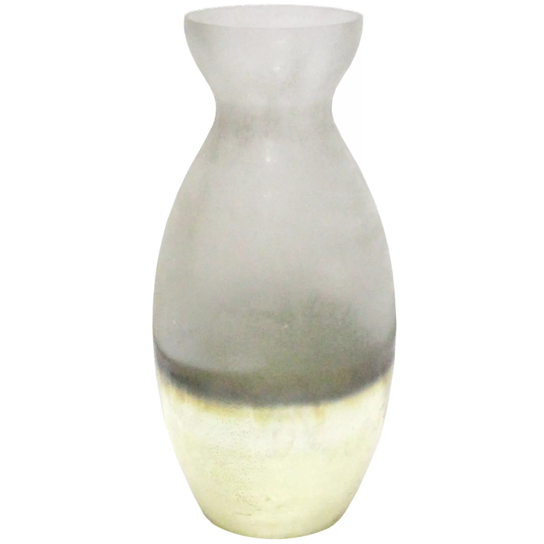 * Bargain Sale Tracey Boyd Gold Frosted Glass Vase, 12