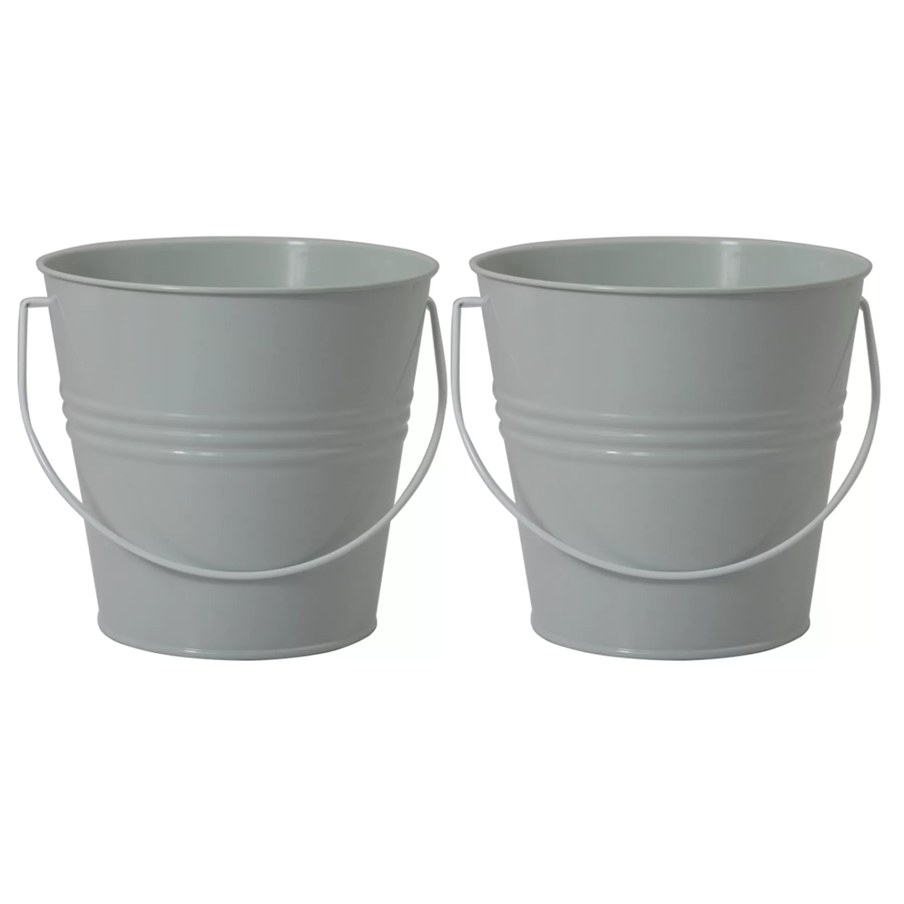 * Best Sellers 2-Pack Grey Paint Bucket Citronella Candles, Large