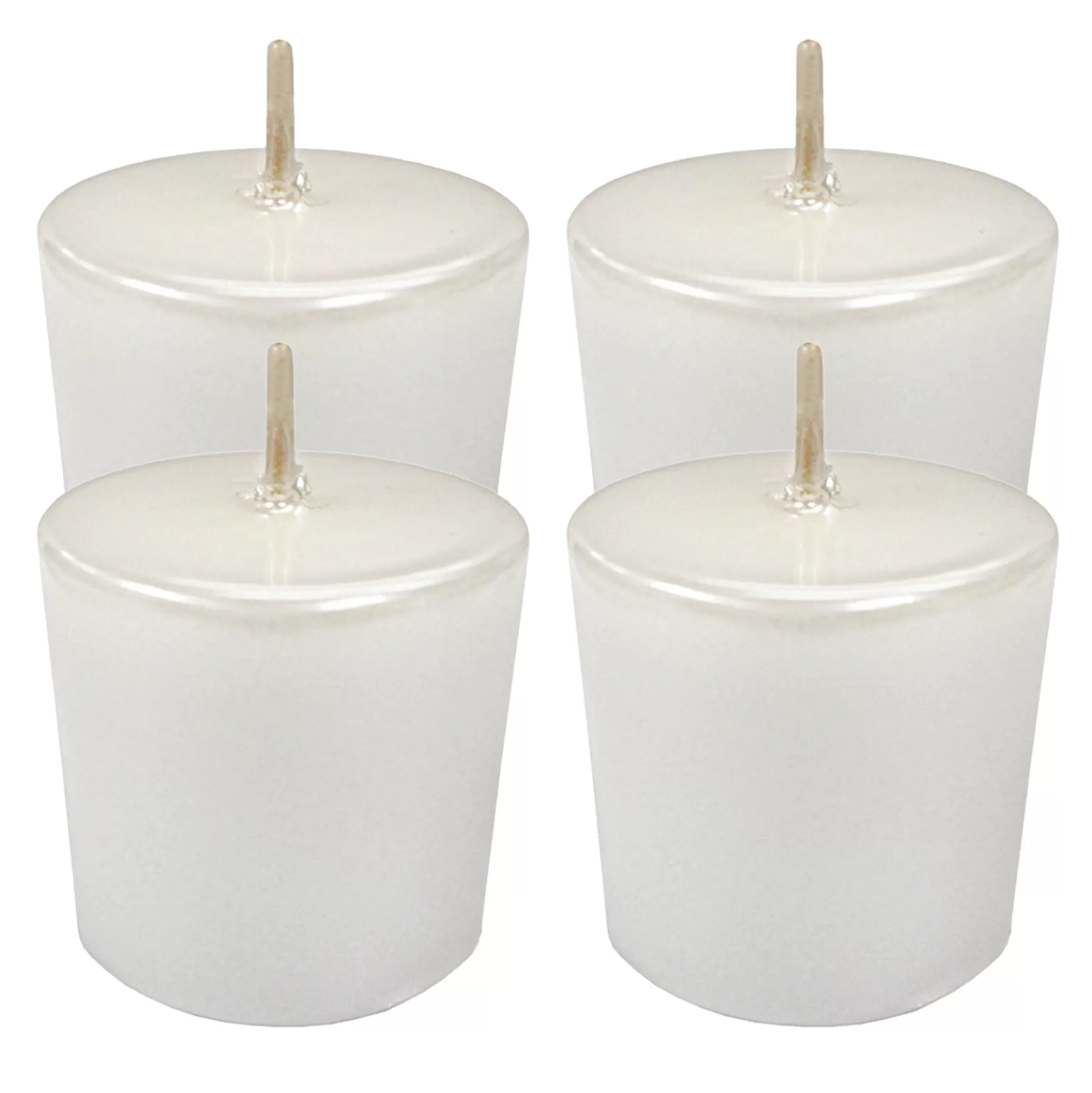 * Best Sellers 4-Pack Pearl White Unscented Votive Candles