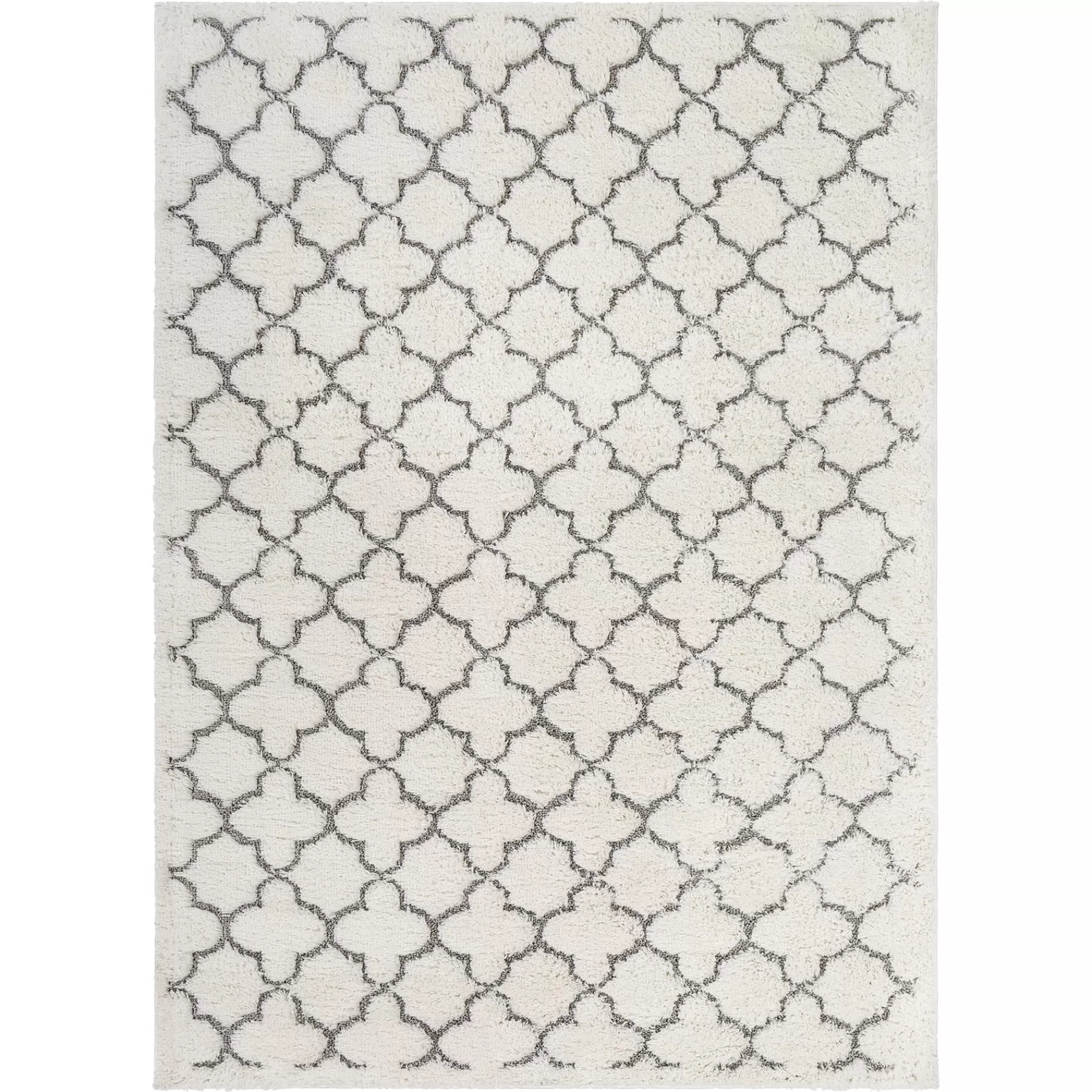 * Best Sellers (B746) Elenor Ivory Geometric Area Rug, 5 7