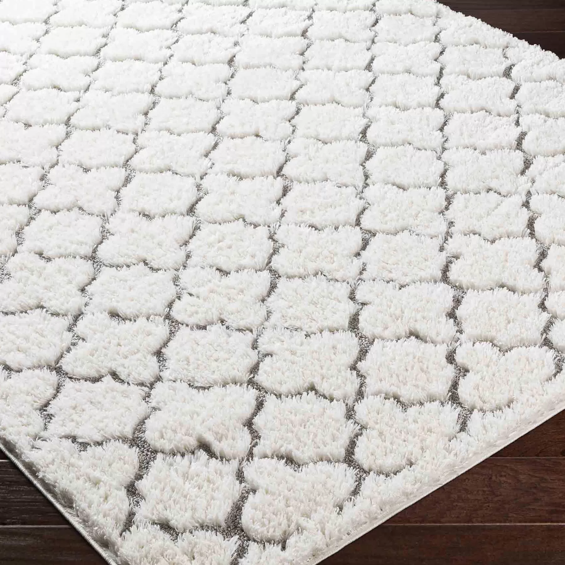 * Best Sellers (B746) Elenor Ivory Geometric Area Rug, 5 7