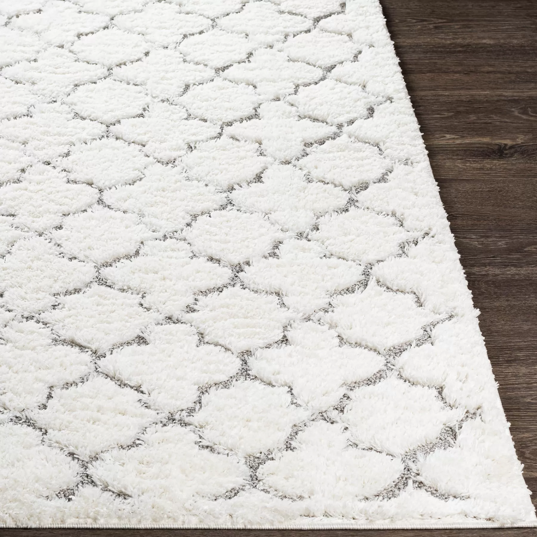 * Best Sellers (B746) Elenor Ivory Geometric Area Rug, 5 7