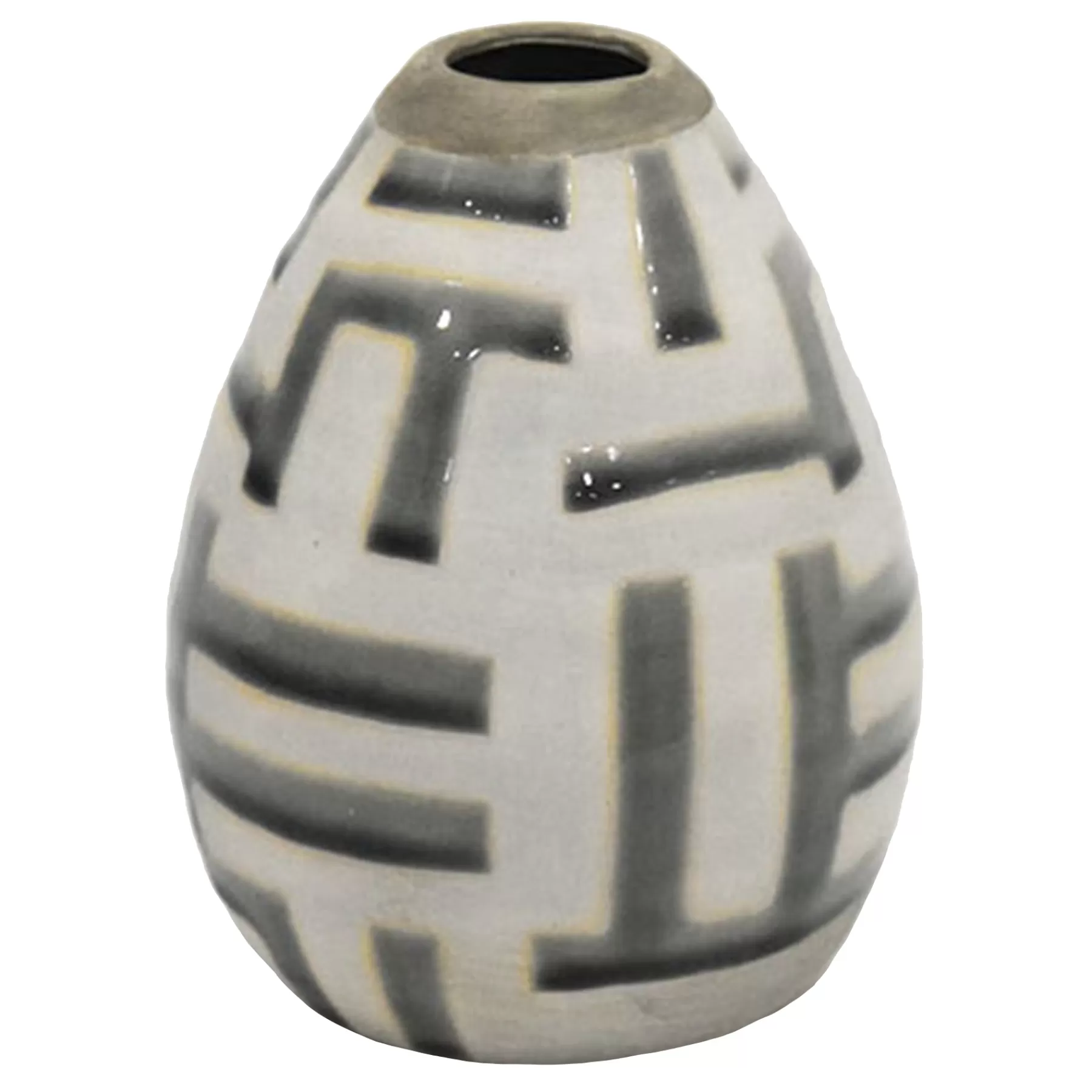 * Best Sellers Grey Painted Ceramic Vase, 5