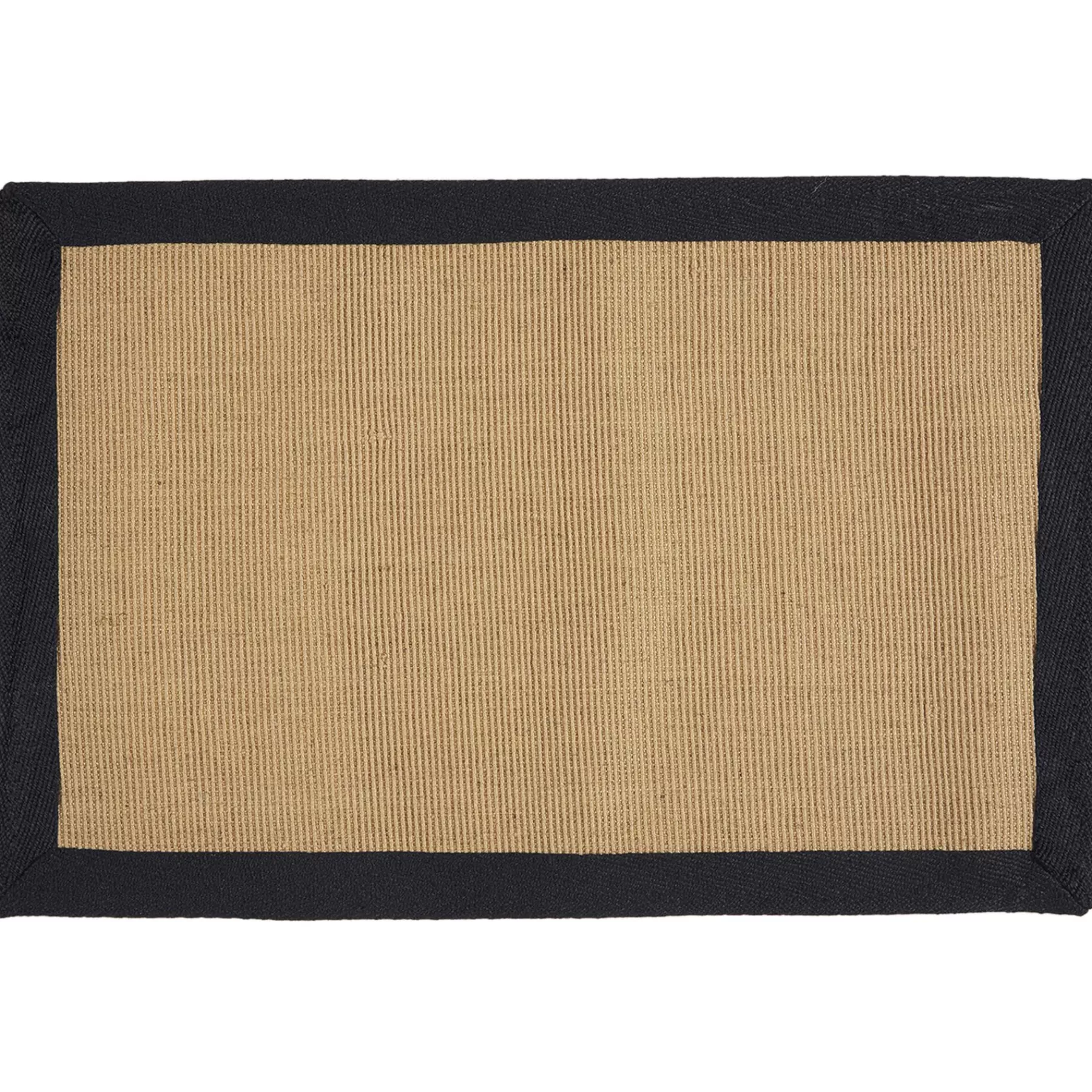 * Best Sellers Jute Accent Rug With Black Border, 20 30