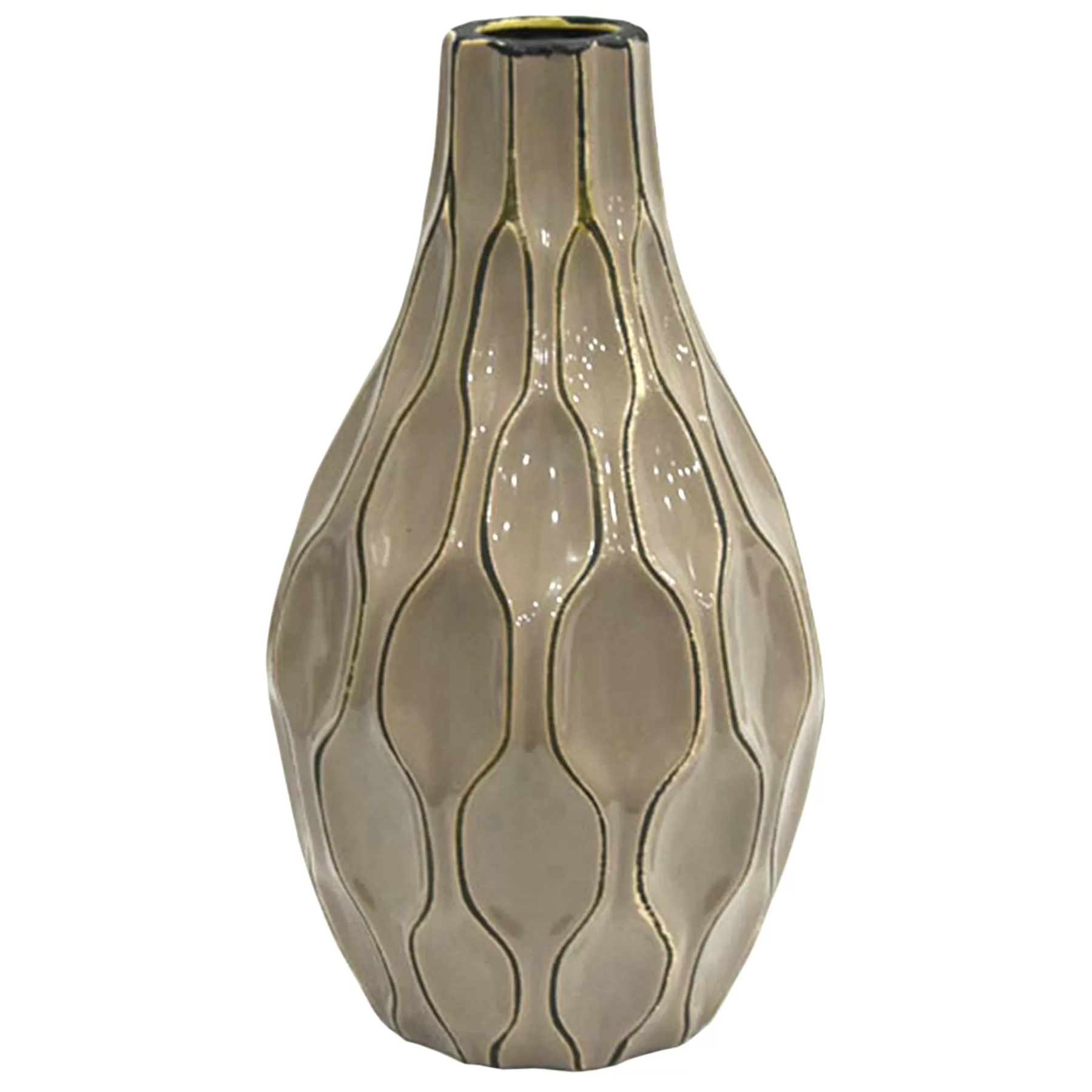 * Best Sellers Katherine Grey Ceramic Vase, 12