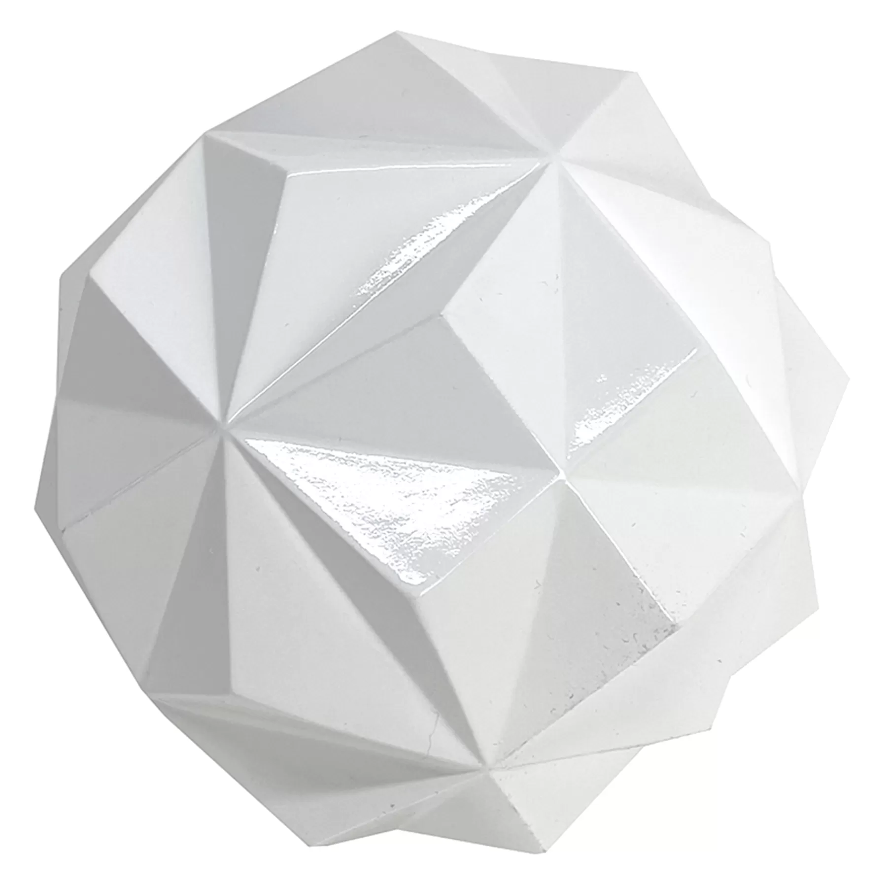 * Best Sellers Tracey Boyd White Geometric Sphere, 4