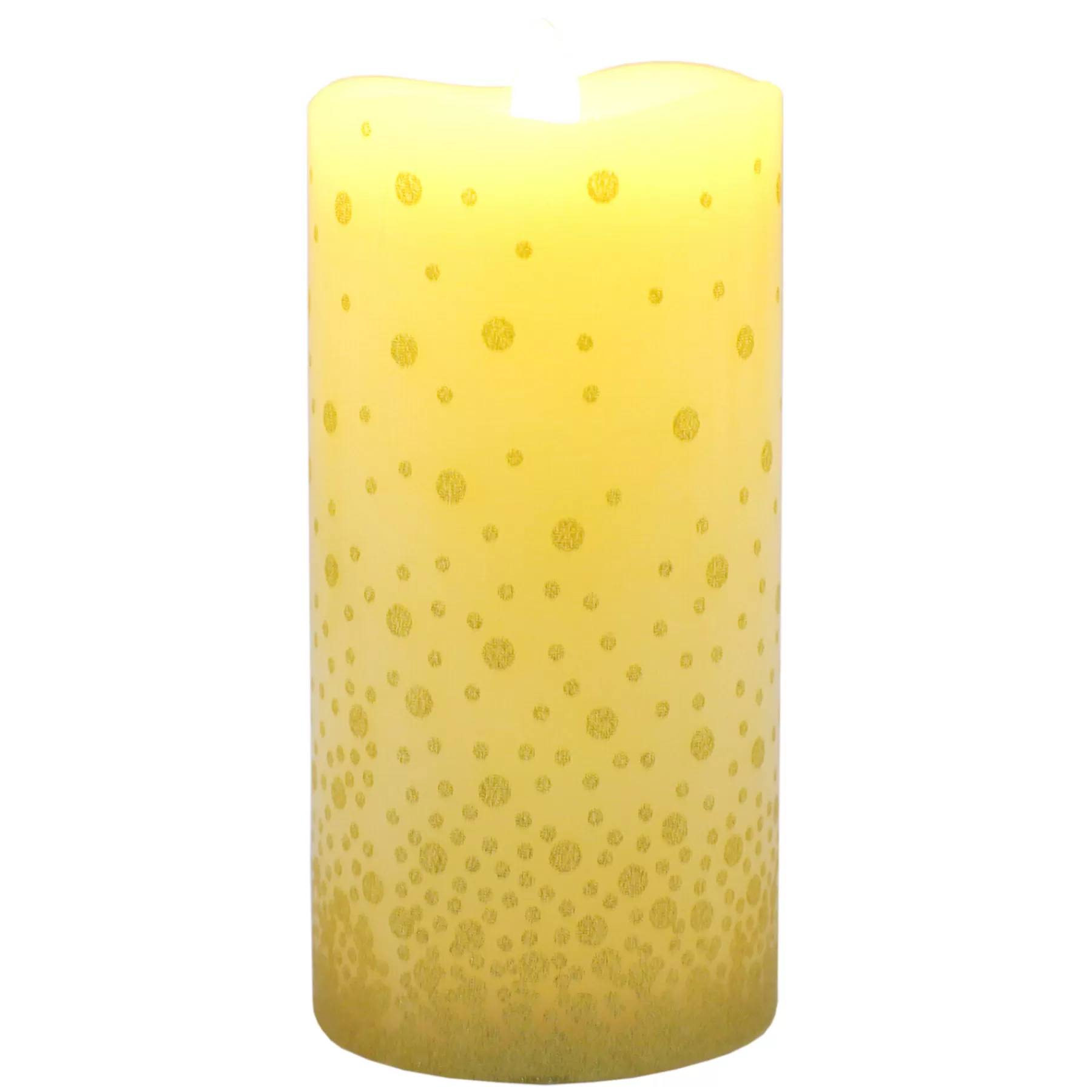* Cheap Online 3X6 Led Wax Candle With 6 Hour Timer Gold