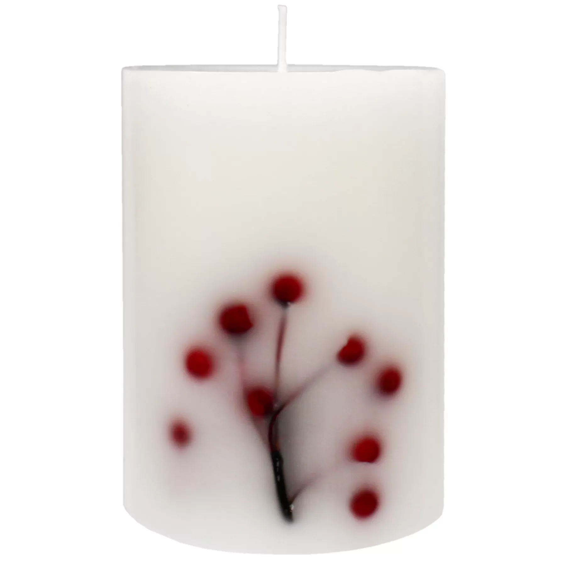 * Cheap Online Berries Unscented Pillar Candle, 4