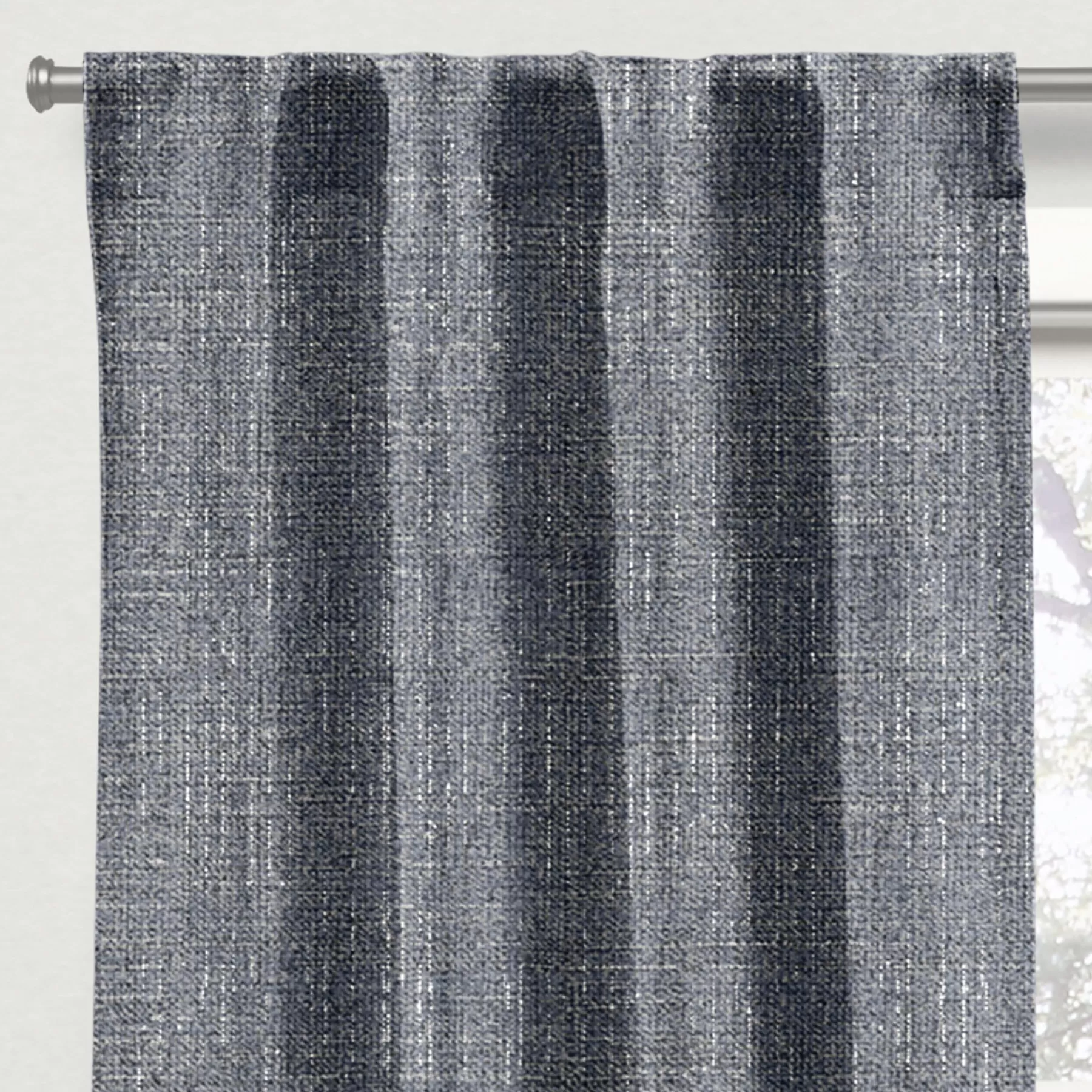 * Cheap Online Dayton Blue Back Tab Light Filtering Curtain Panel, 84