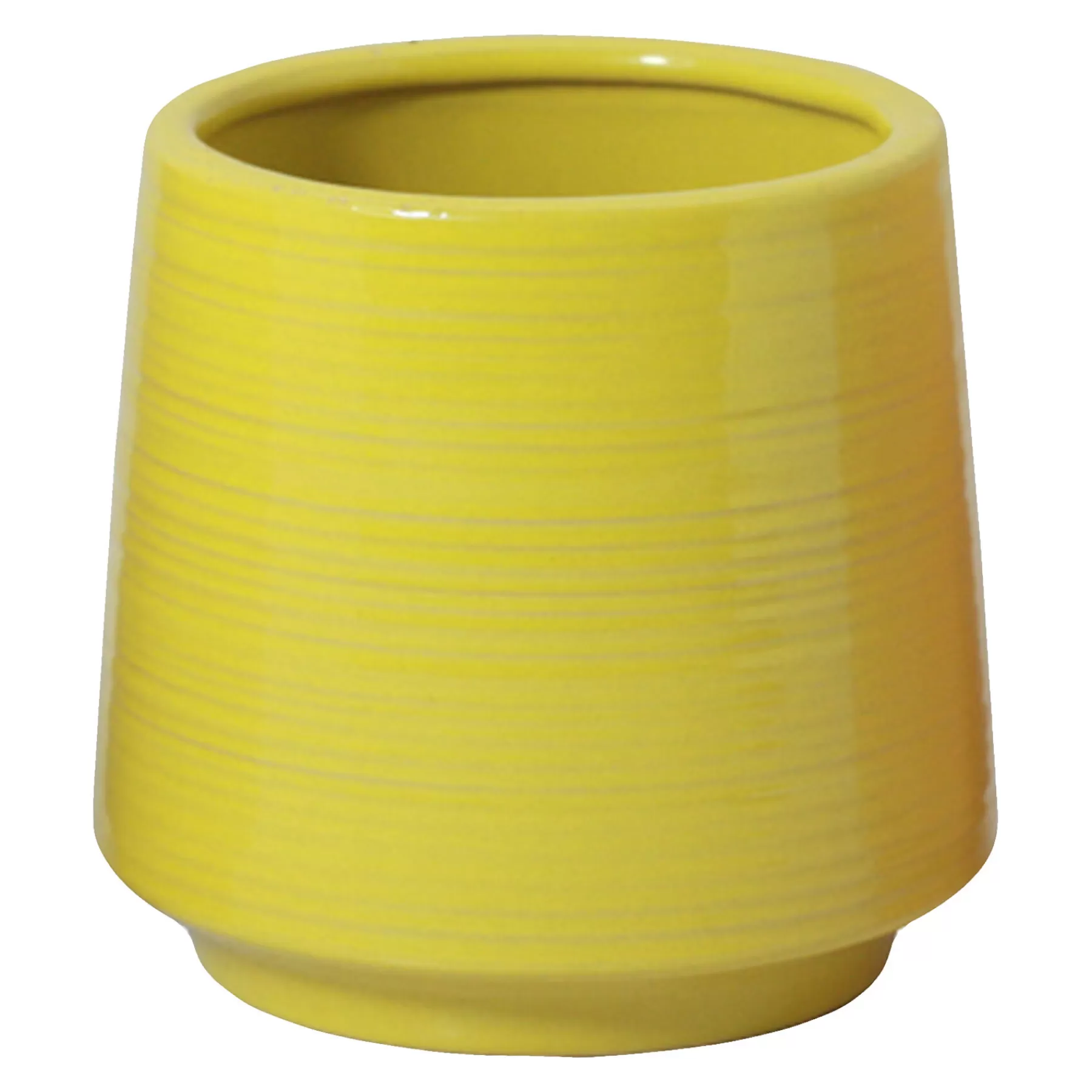 * Cheap Online Tapered Yellow Ceramic Citronella Candle, 8Oz