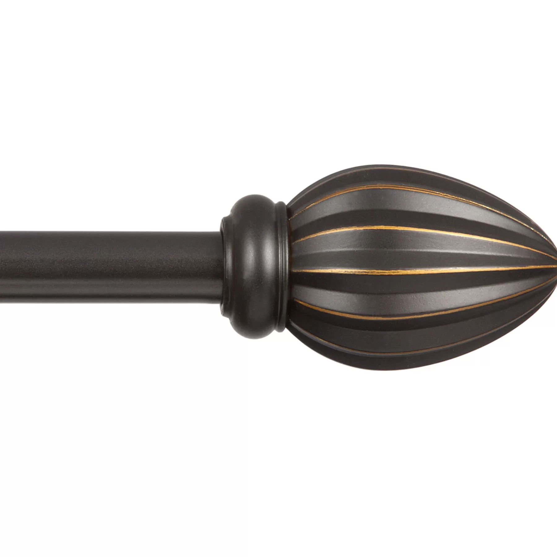 * Clearance Sale 36-66 Fast Fit Bailey Oil Rubbed Bronze Window Decorative Rod 5/8