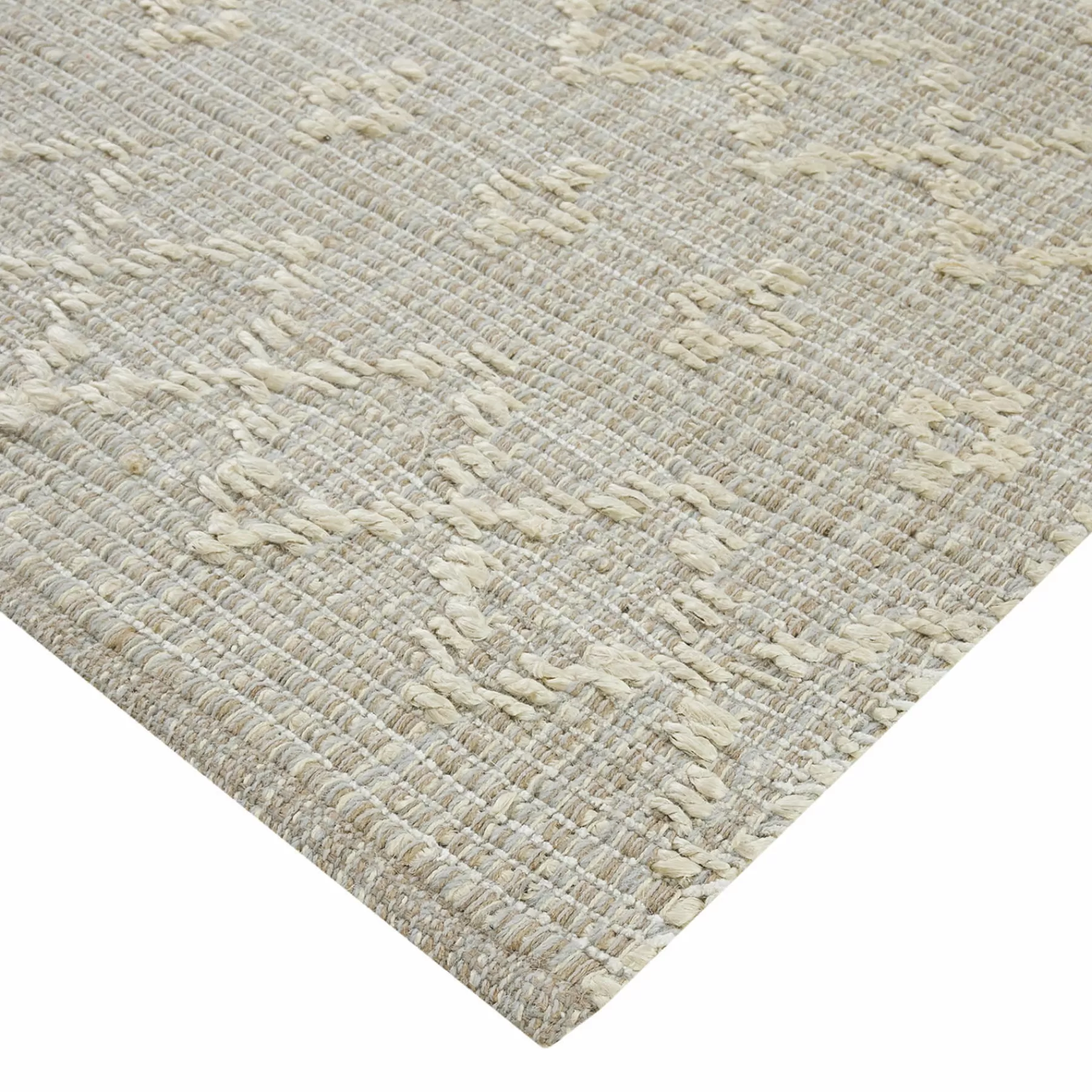 * Clearance Sale (B726) Honeybloom Neutral Flatweave Accent Rug, 3 5