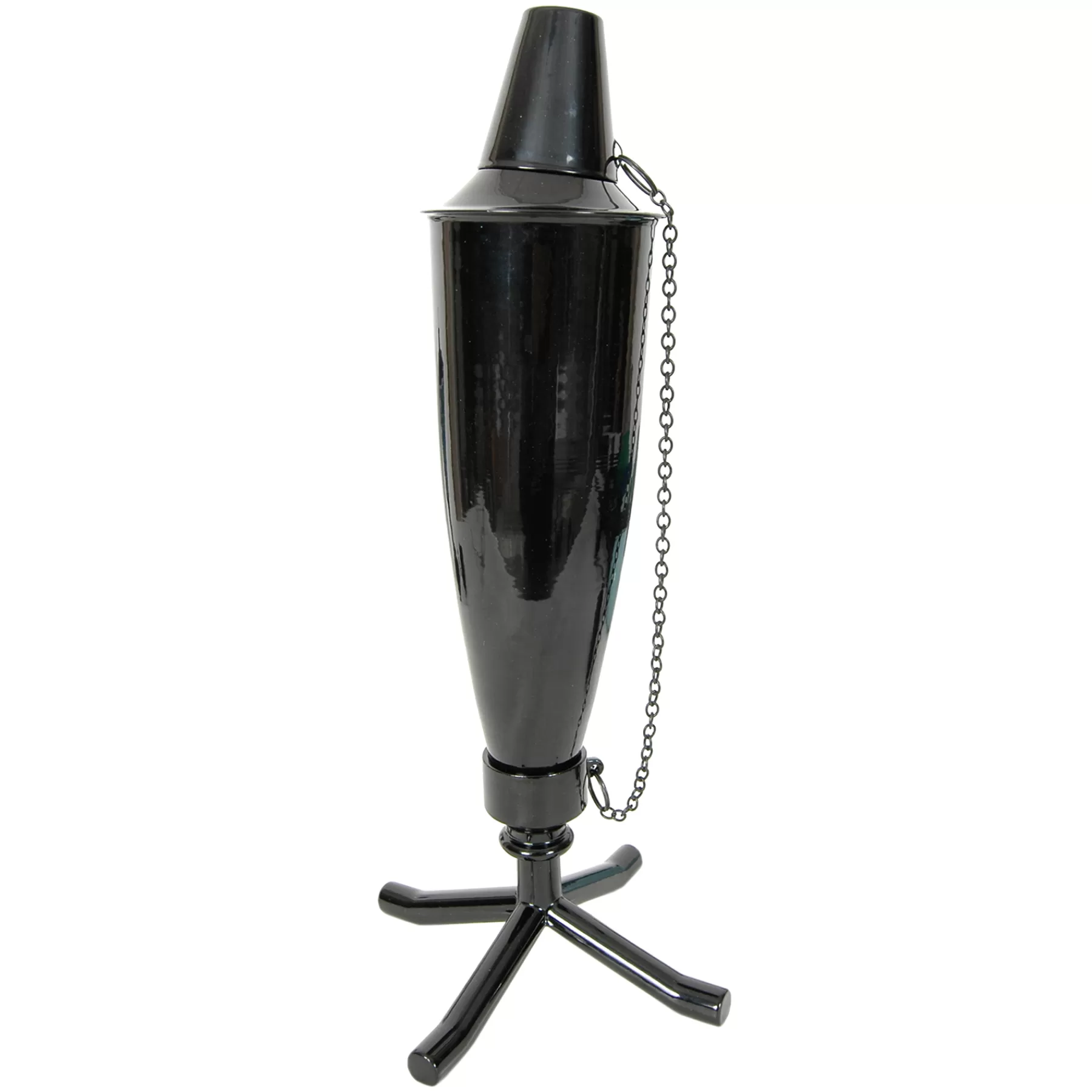 * Clearance Sale Black Metal Genie Tabletop Torch, 12