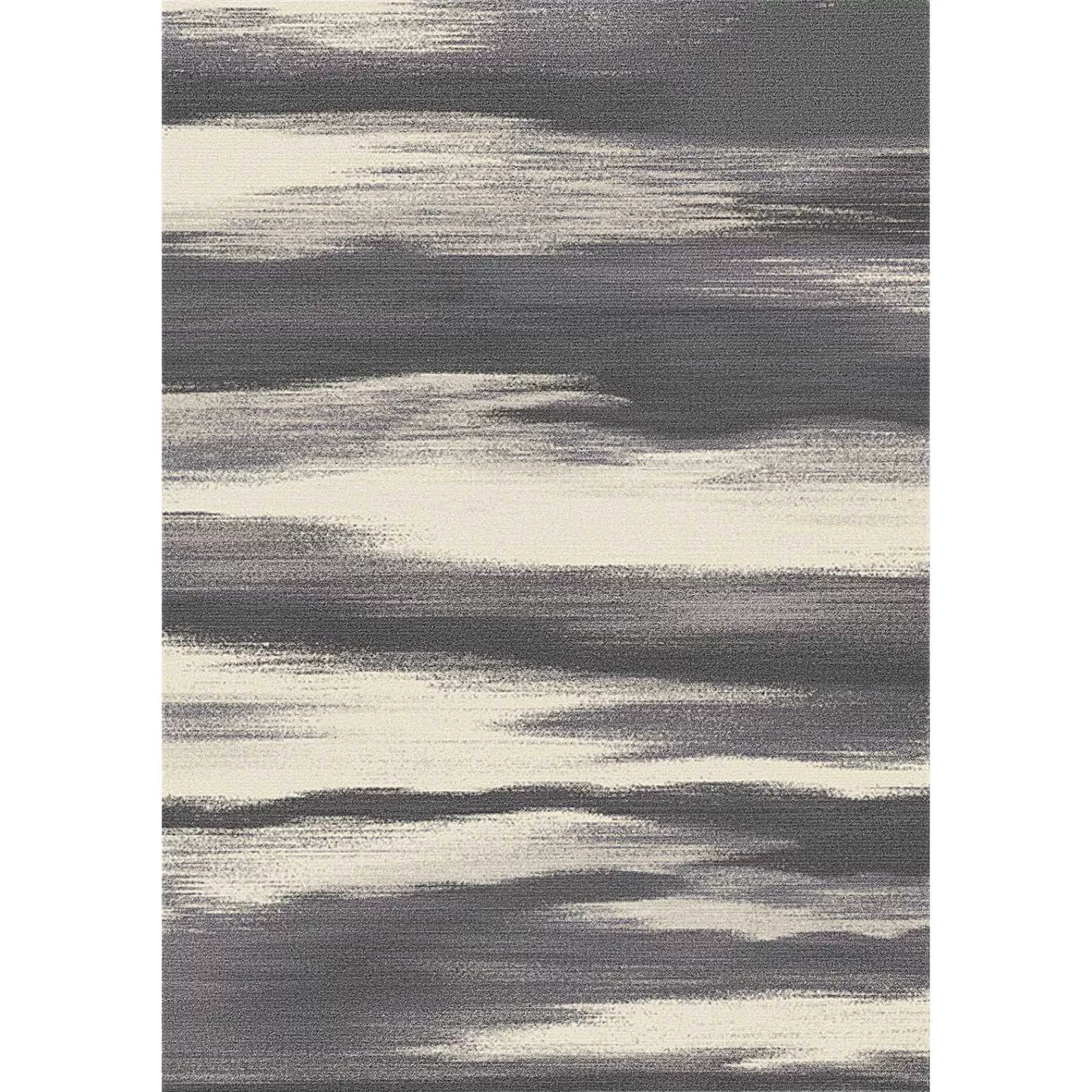 * Clearance Sale (D340) Gloucester Grey & Ivory Windswept Area Rug, 5 7