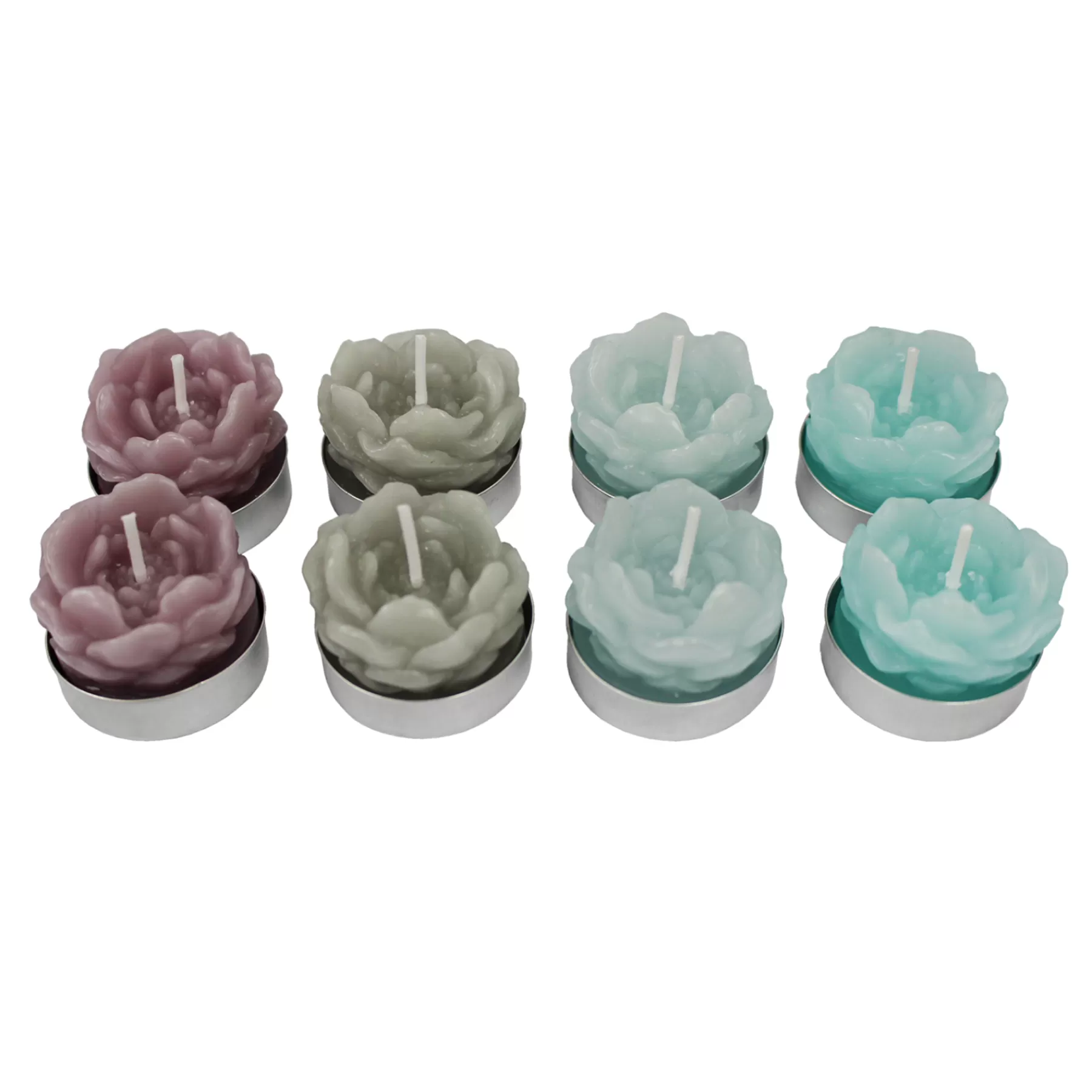 * Clearance Sale Grace Mitchell 8-Pack Flower Tealight Candles