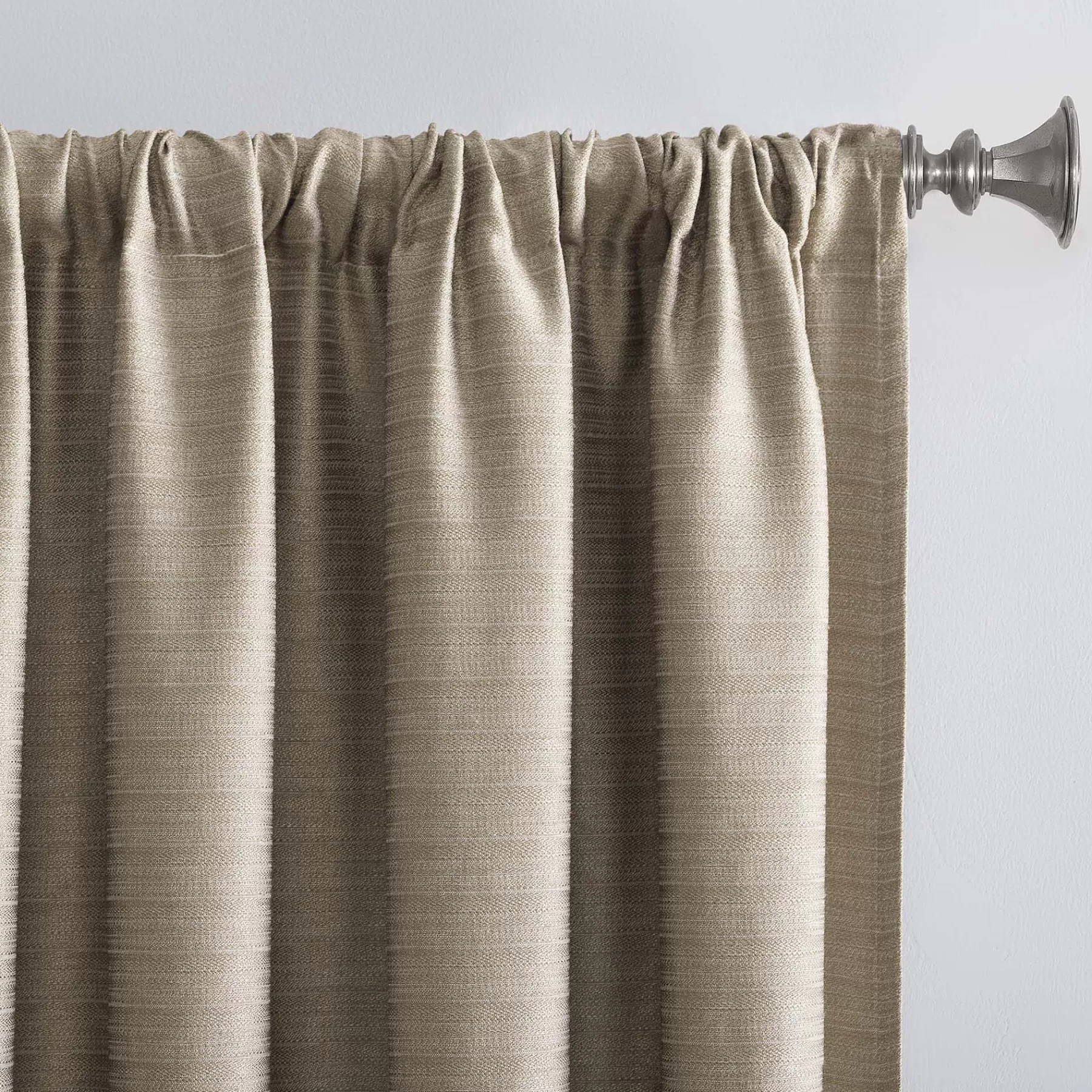 * Closeout Sale Sun Zero Soraya Dune Thermal Lined Rod Pocket Blackout Curtain Panel, 84