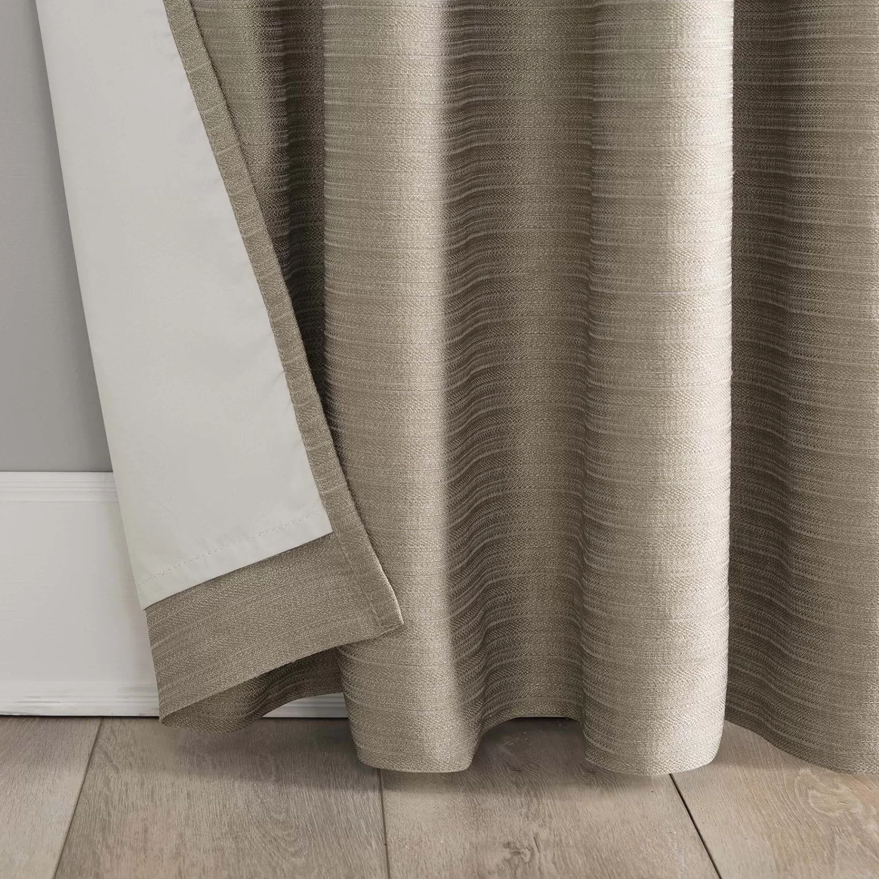 * Closeout Sale Sun Zero Soraya Dune Thermal Lined Rod Pocket Blackout Curtain Panel, 84
