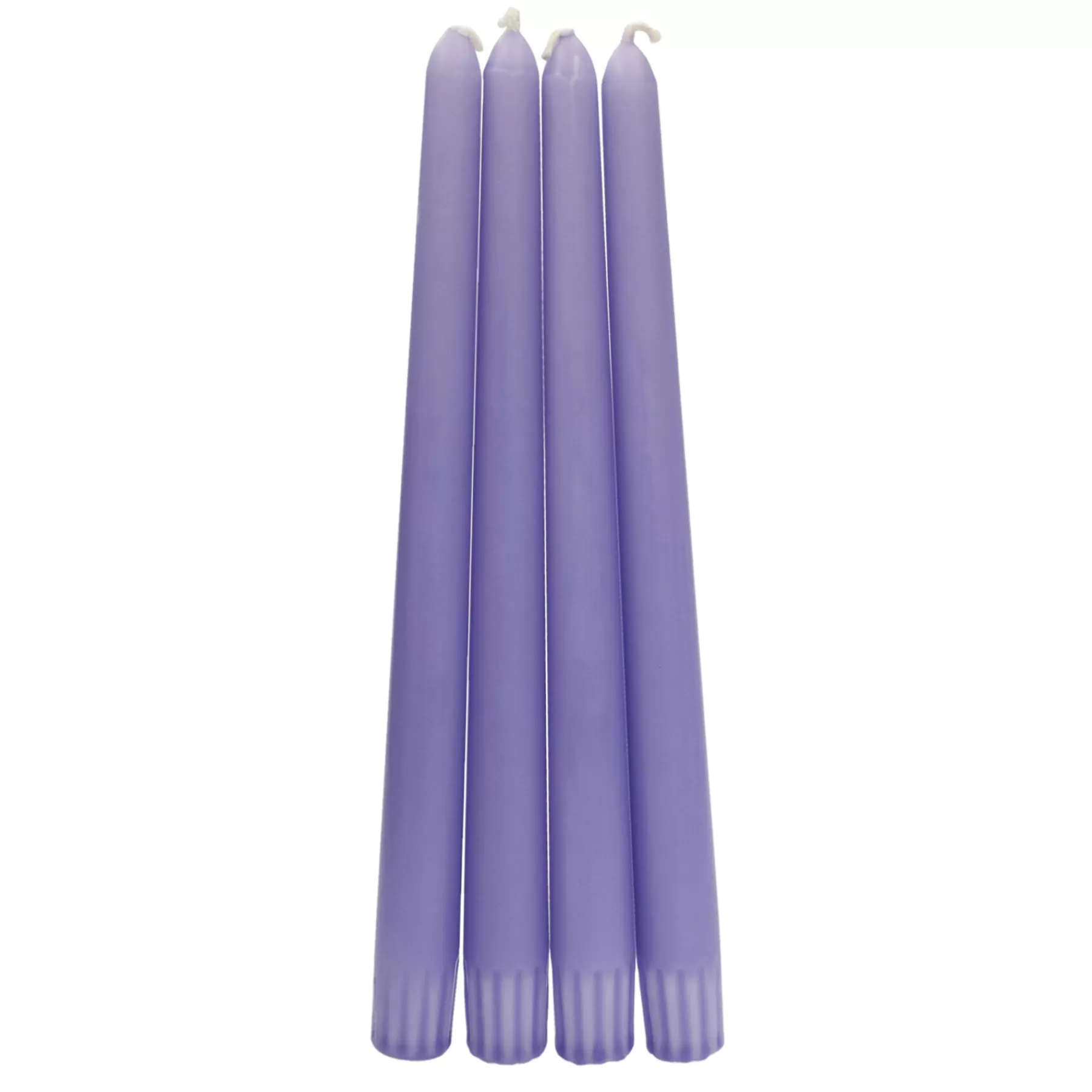 * Discount Sale 4-Pack Purple Unscented Overdip Taper Candles, 10