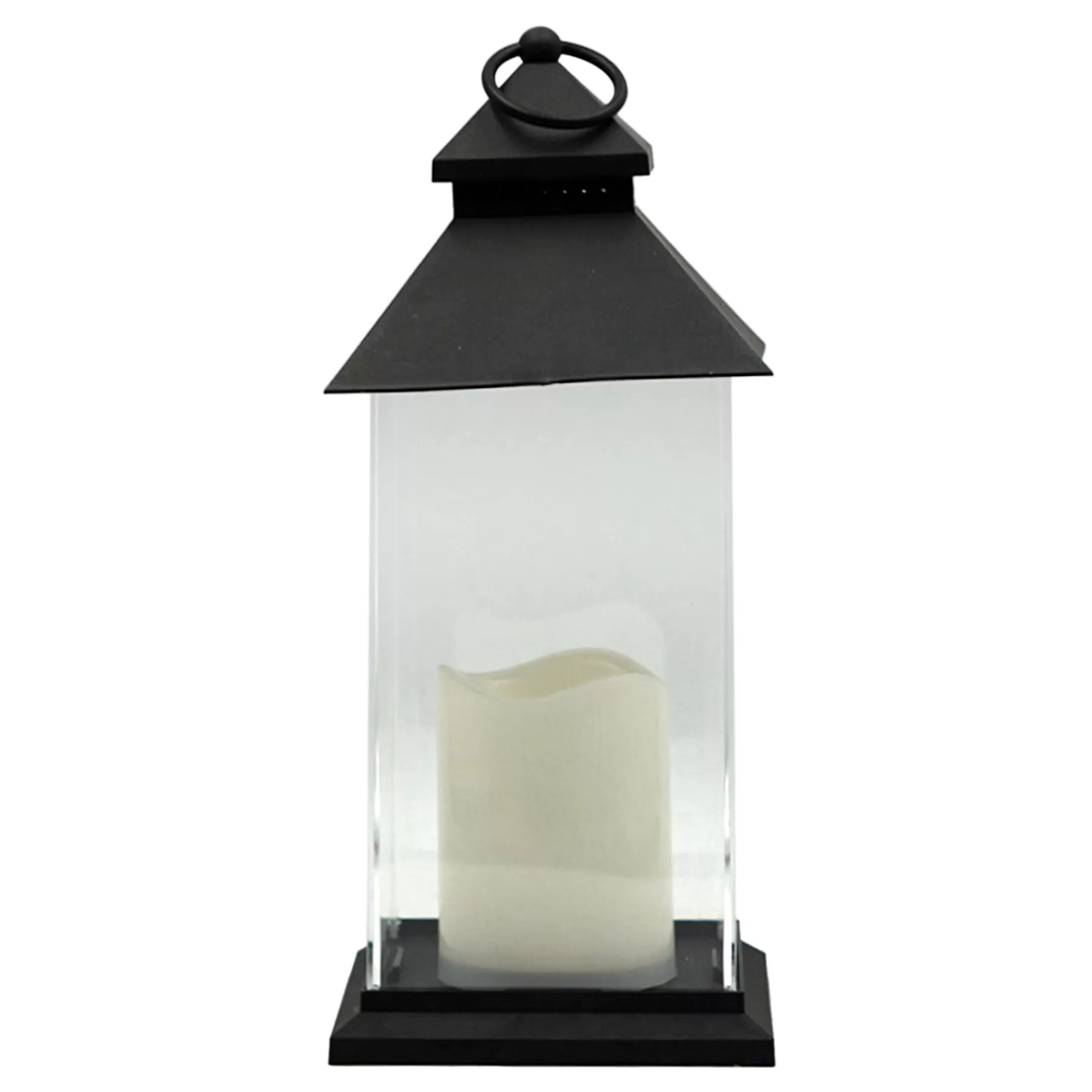 * Discount Sale Black Led Lantern With 6 Hour Timer, 12