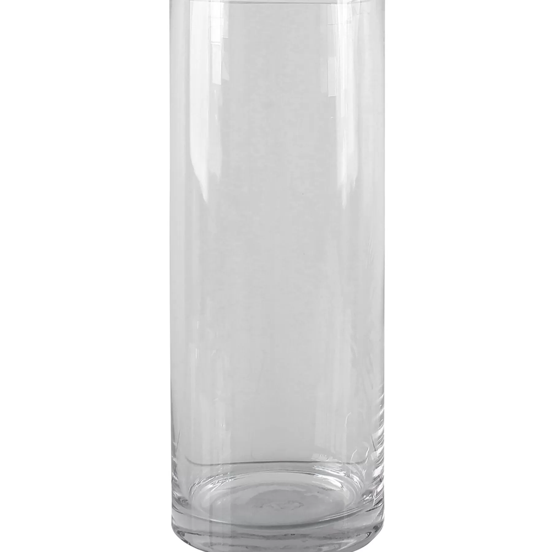 * Discount Sale Clear Glass Cylinder Vase, 12