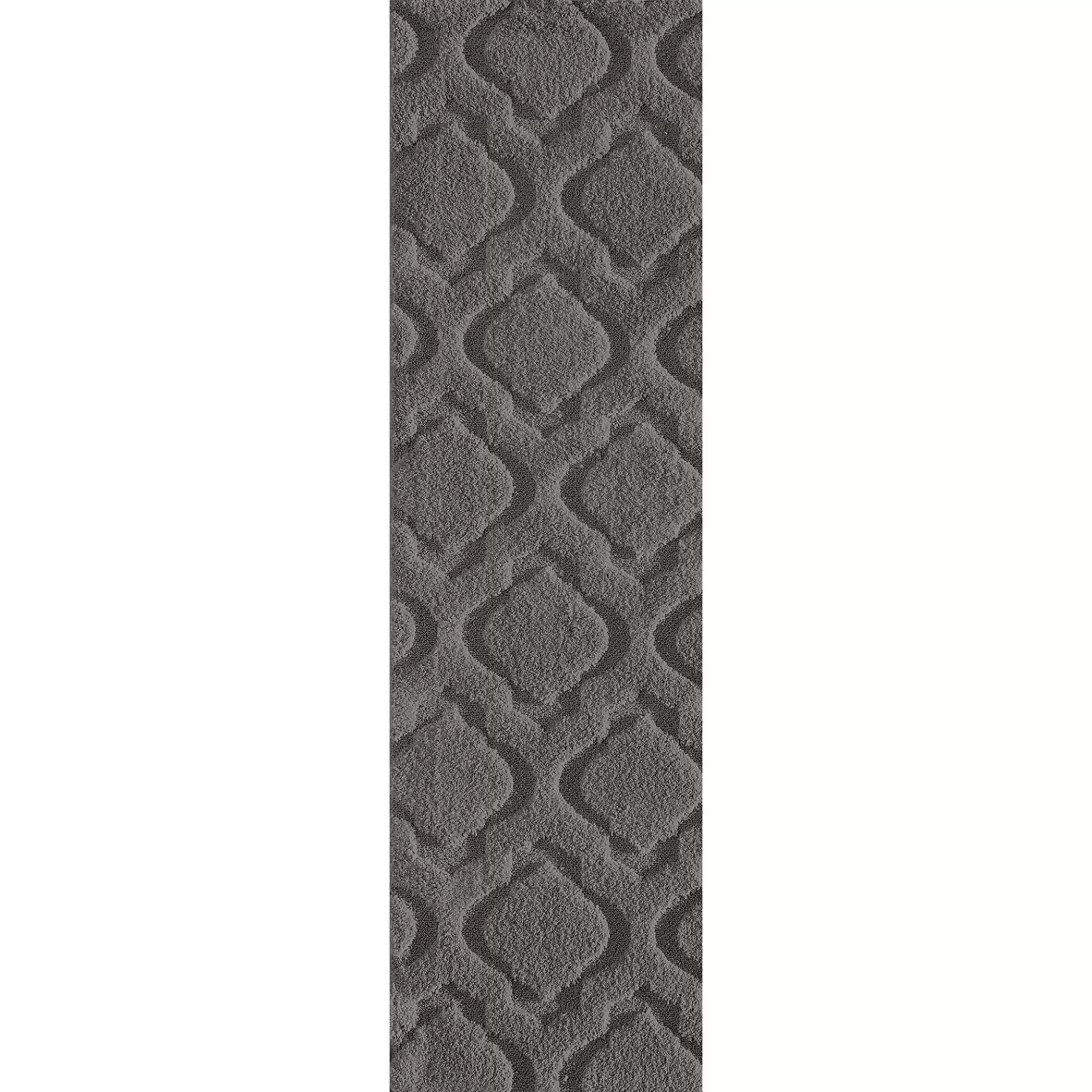 * Discount Sale (D458) Jardel Grey Tufted Runner With Non-Slip Back, 2 7