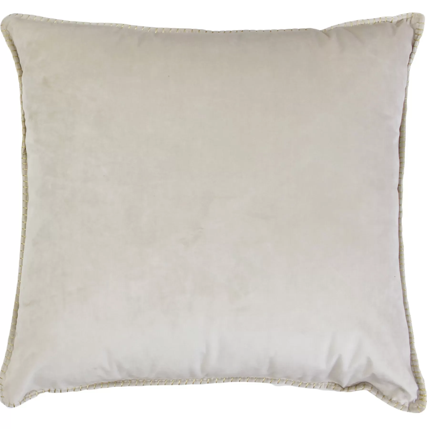 * Discount Sale Harry Velvet Light Grey Metallic Whipstitch Throw Pillow, 24