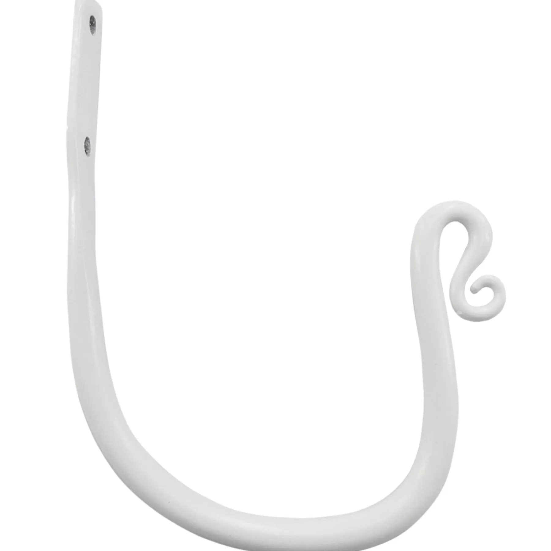* Discount Sale White 2-Pack Dual Function Tieback Or Swag Holder Pair
