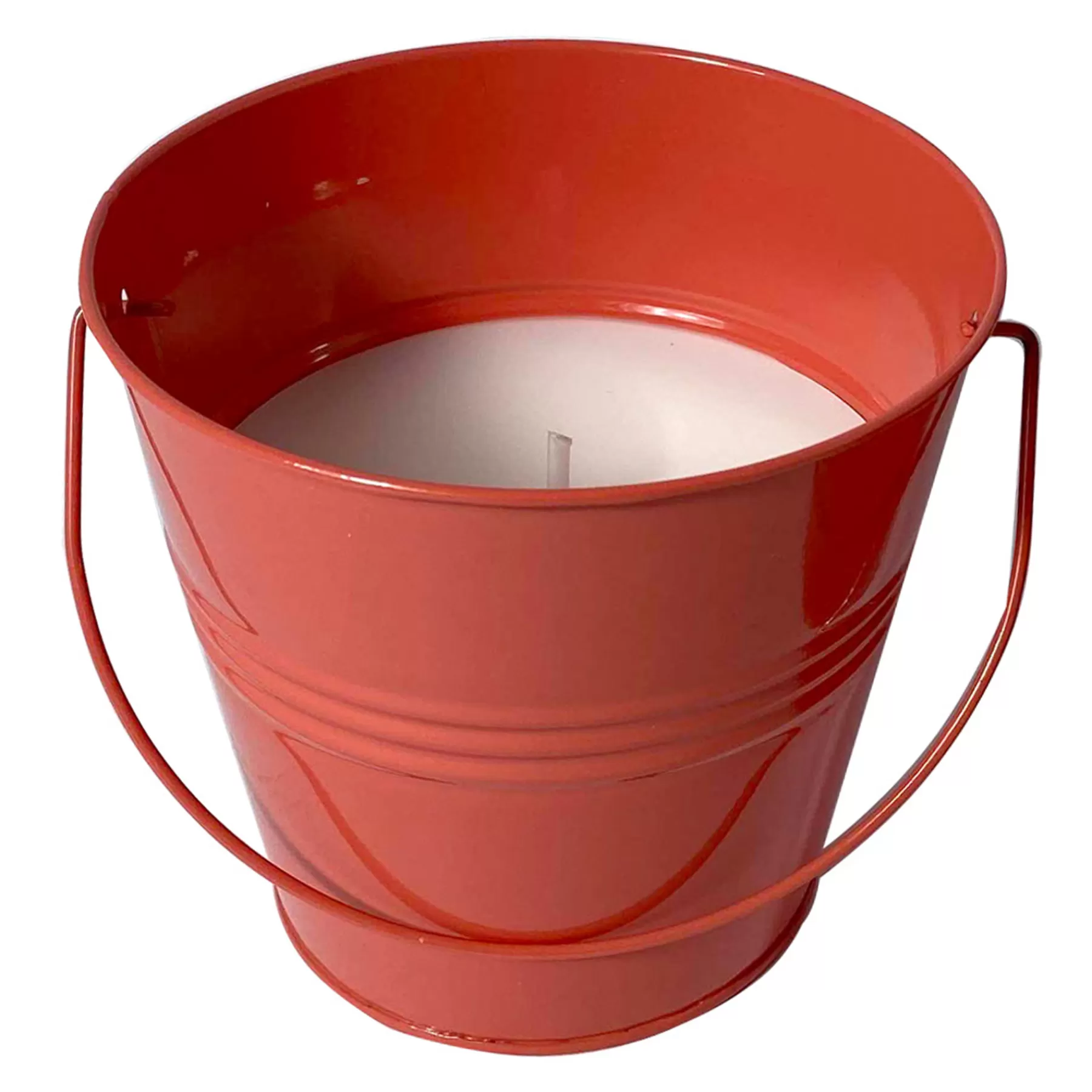 * Exclusive 2-Pack Red Paint Bucket Citronella Candles, 8Oz