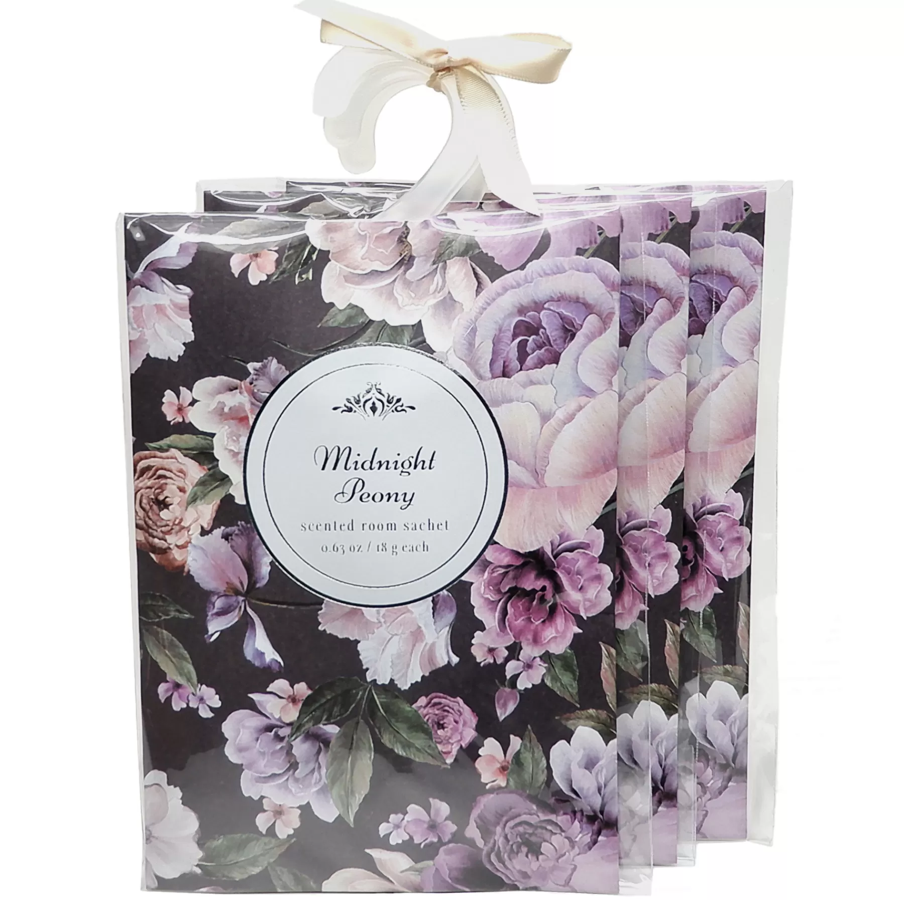 * Exclusive 3Pk Midnight Peony Sachet