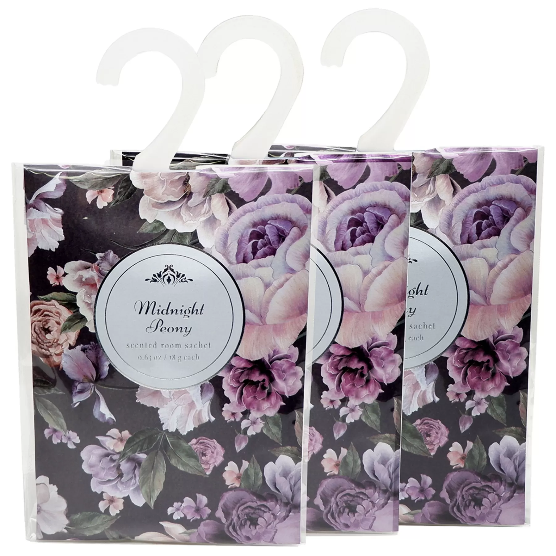 * Exclusive 3Pk Midnight Peony Sachet