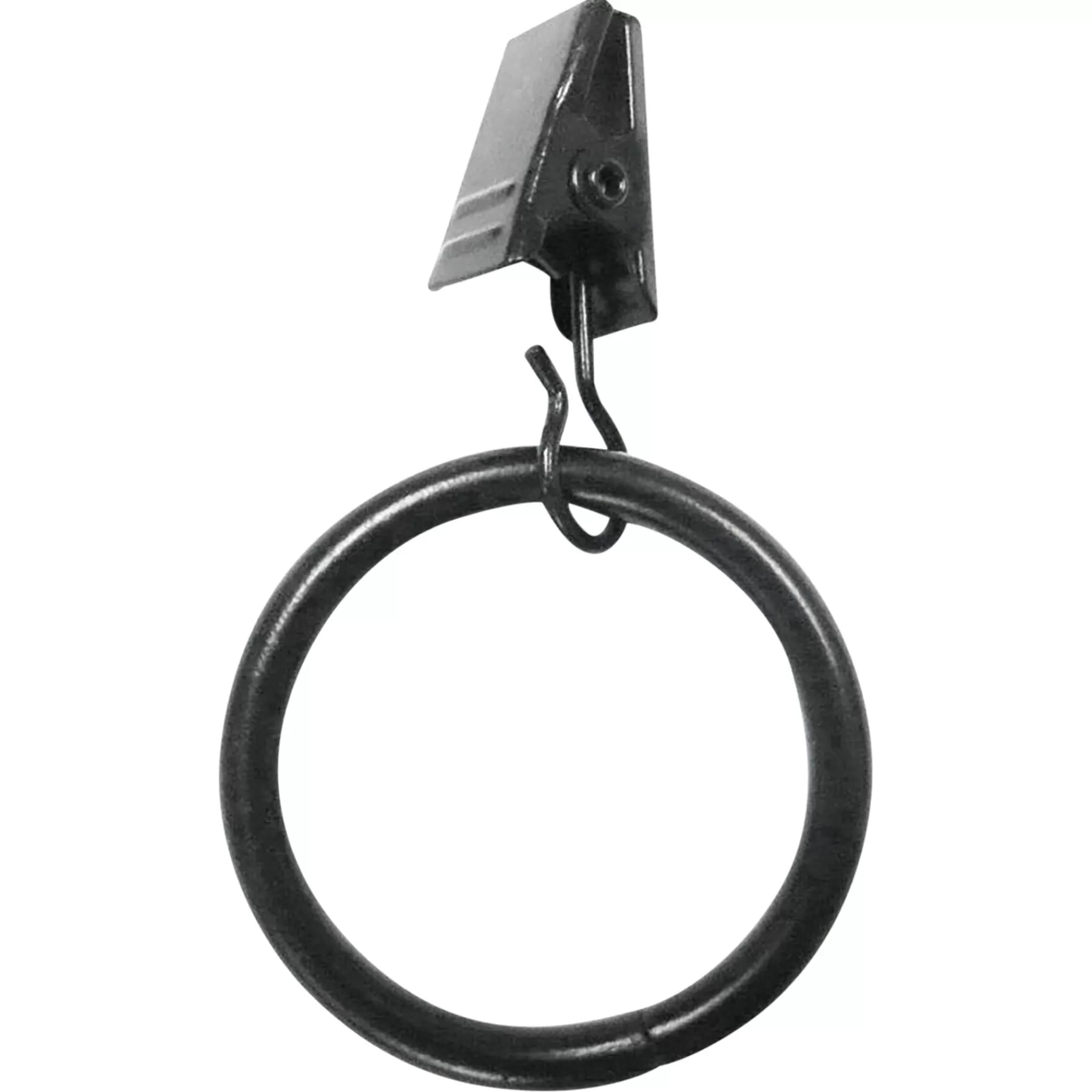 * Exclusive Design 1 Diameter 7-Piece Clip Ring Set, Black Finish