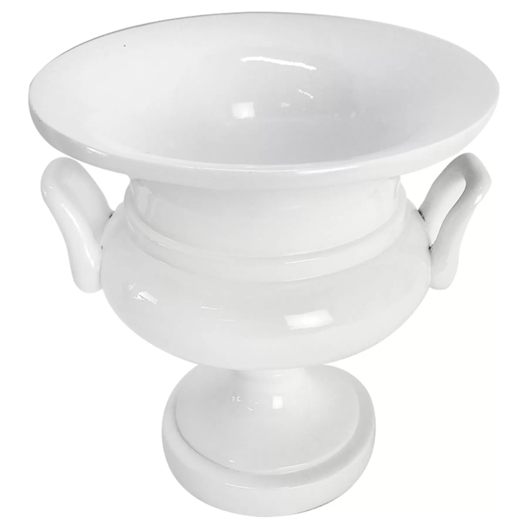 * Exclusive Design Grace Mitchell White Urn With Handles, 9