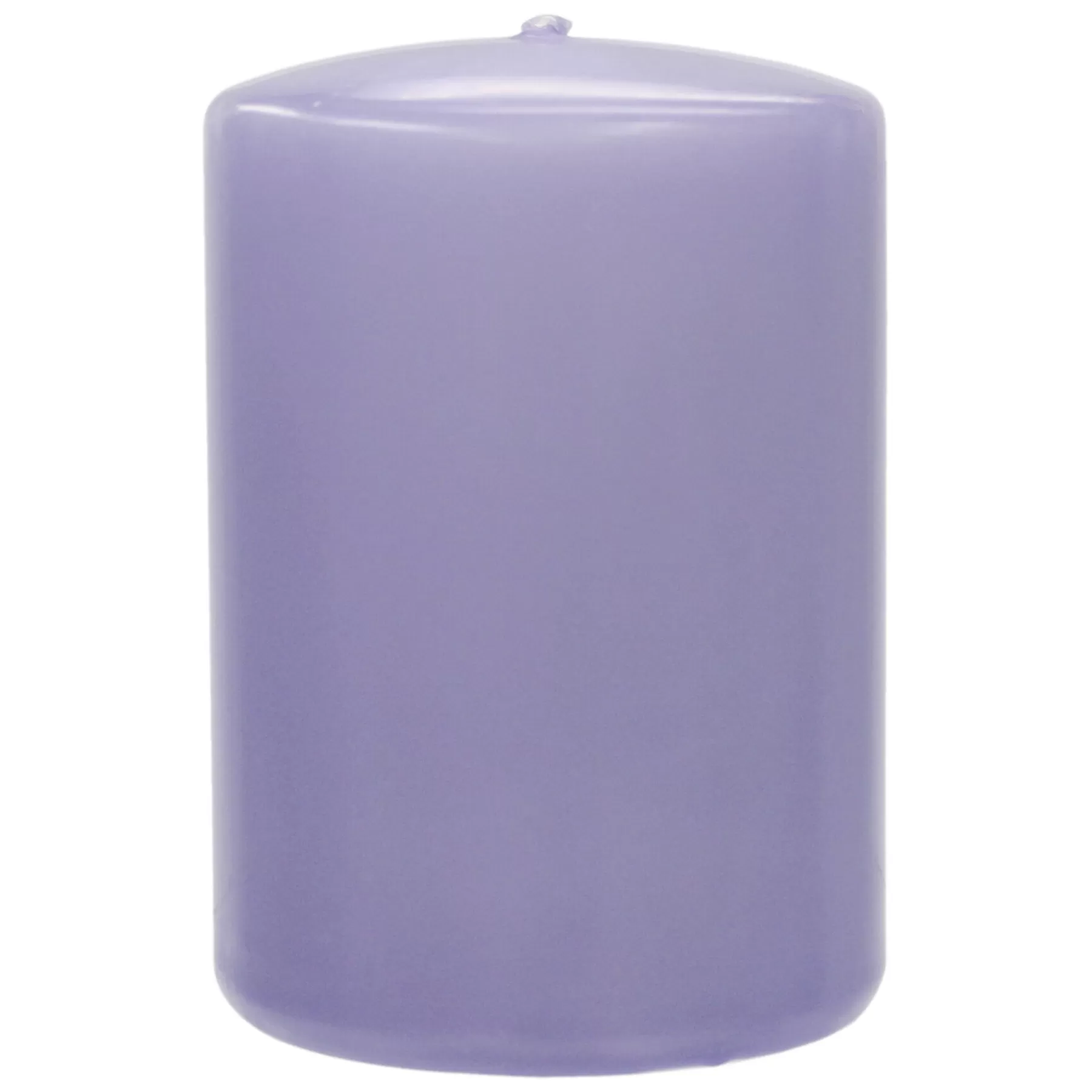 * Exclusive Design Purple Unscented Overdip Pillar Candle, 4