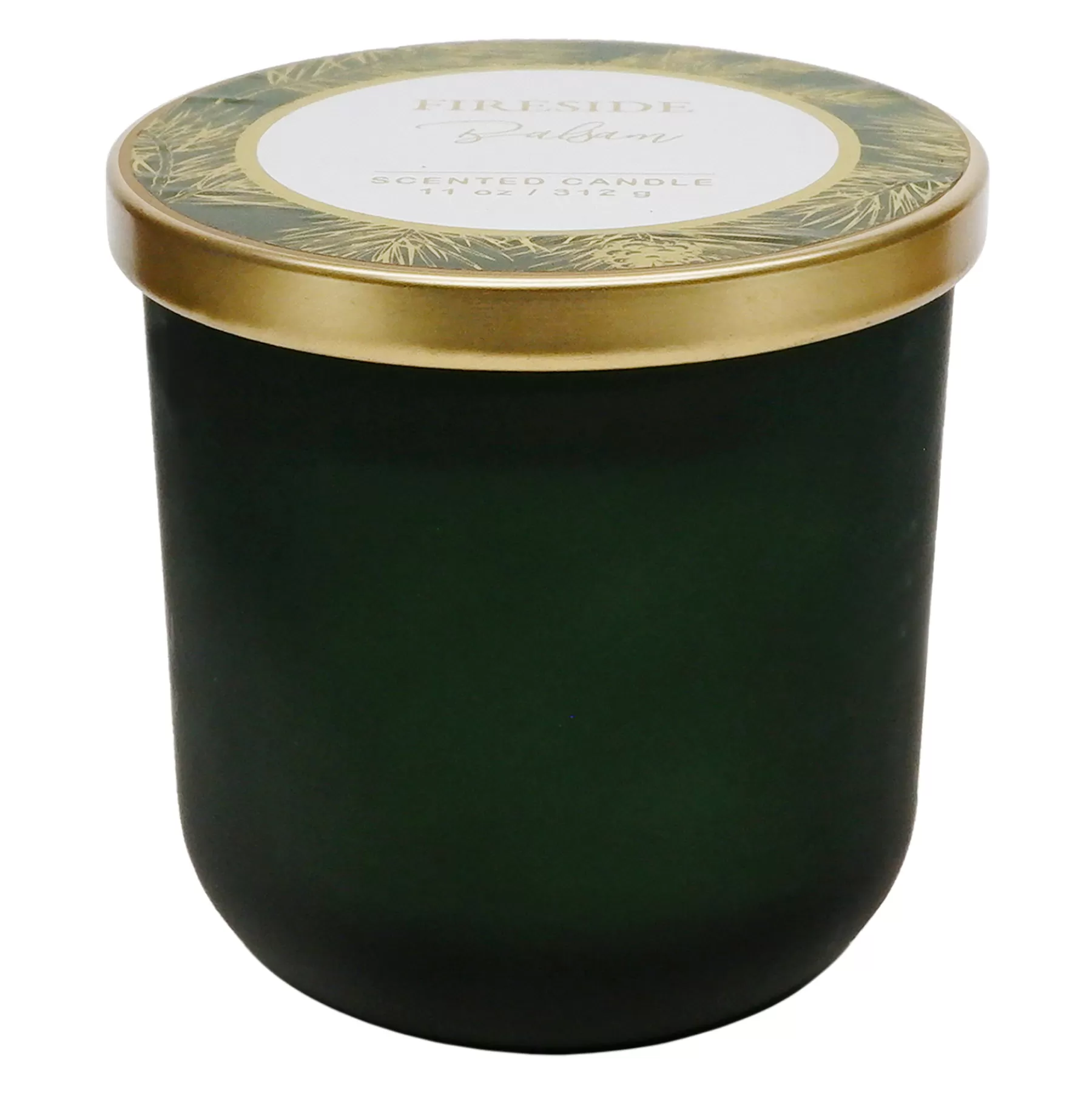 * Exclusive Fireside Balsam Scented Glass Jar Candle, 11Oz