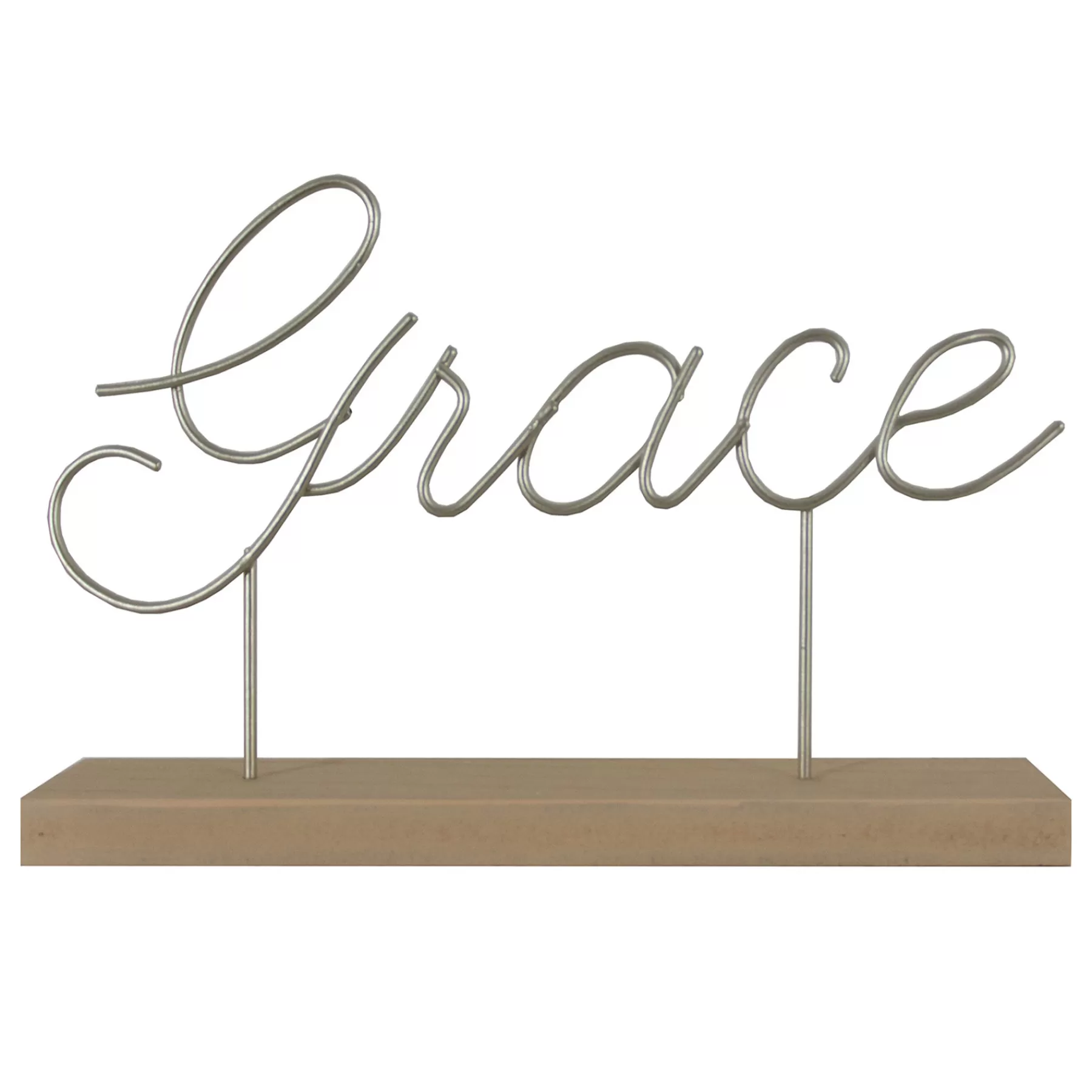 * Exclusive Grace Mitchell Grace Cutout Metal Table Sign, 10 6