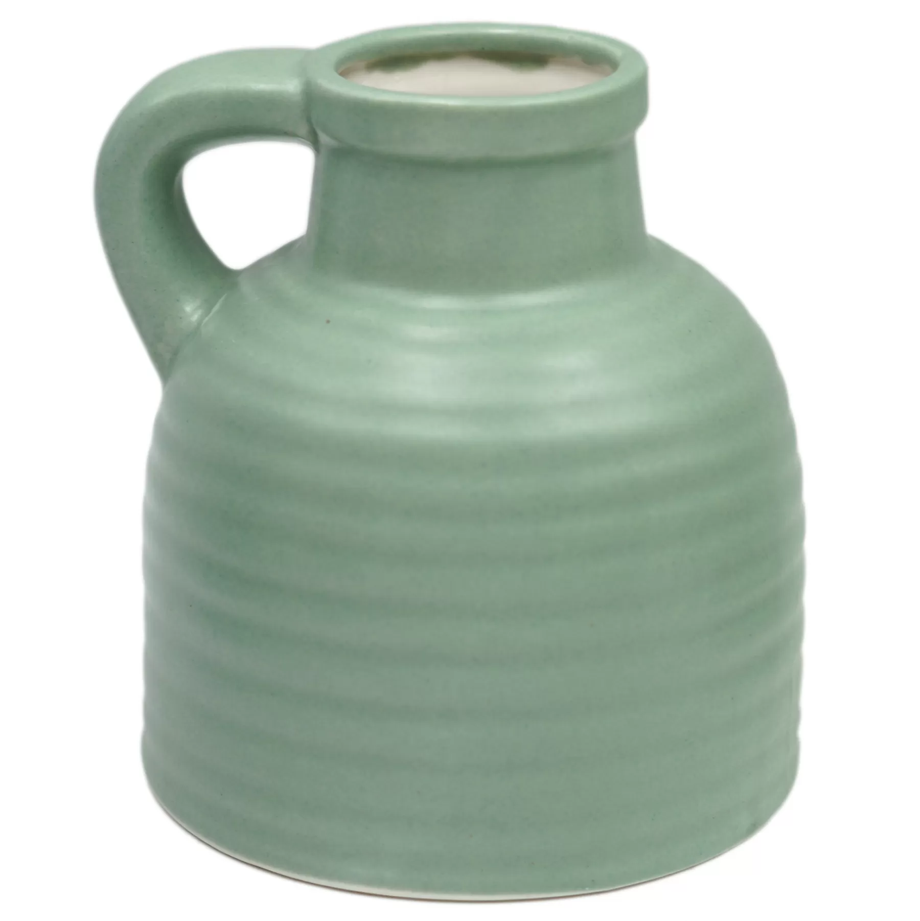 * Exclusive Green Ceramic Jug Vase, 5